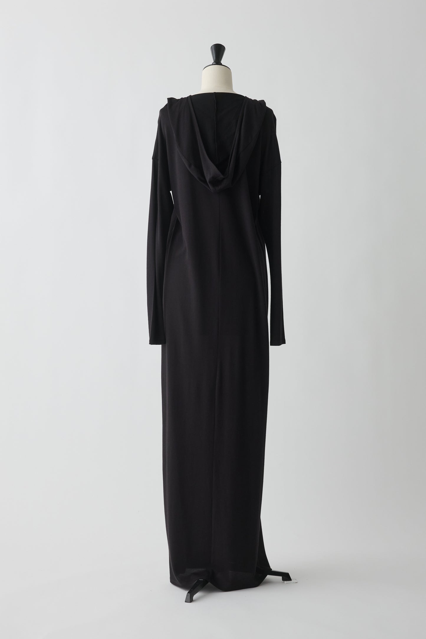 Eridani Draped Hooded dress_black