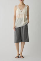 Aquarii Pleated shorts_gray
