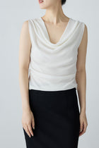 Scheat 2way half tops_white