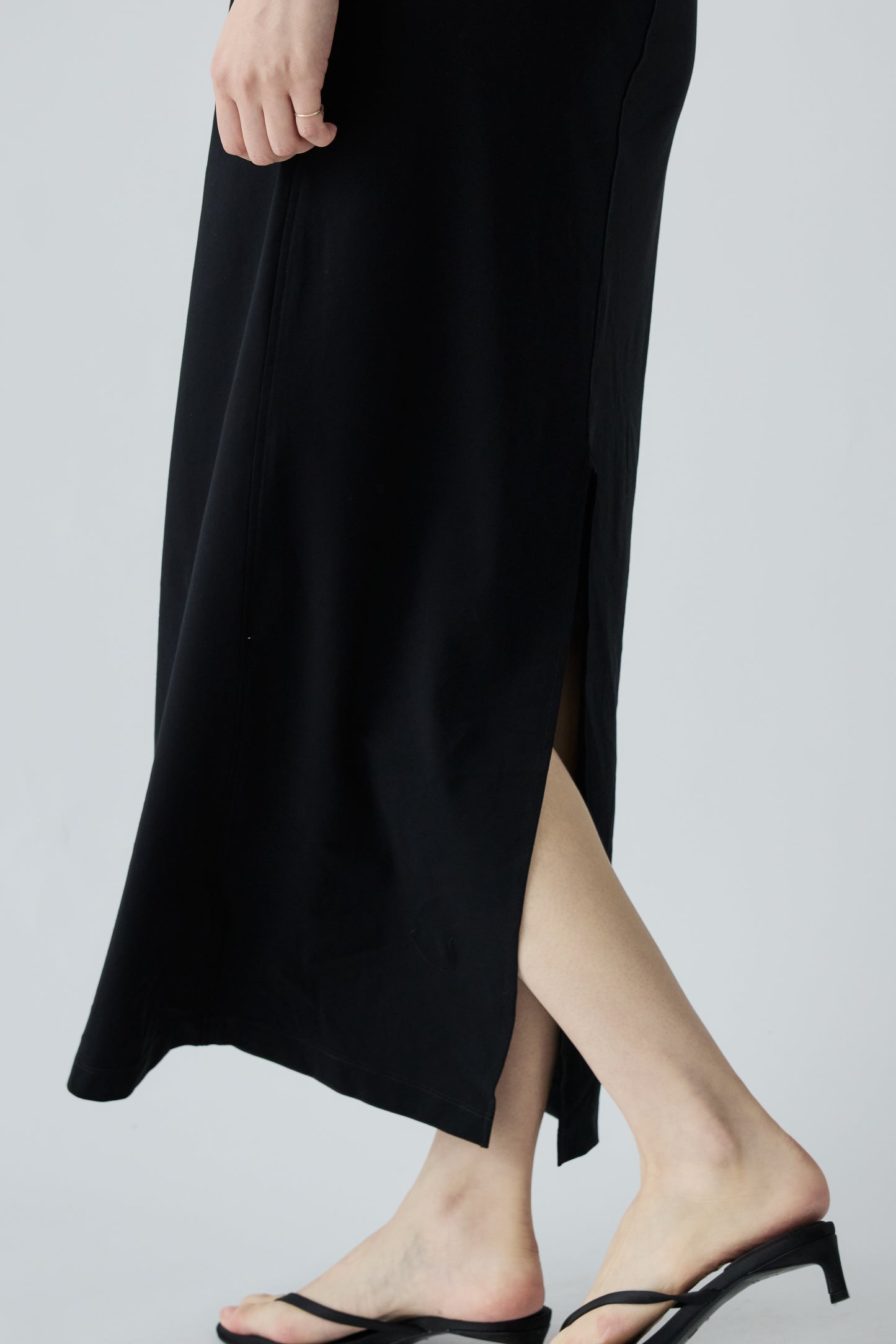 Alhena Tee Dress_Black