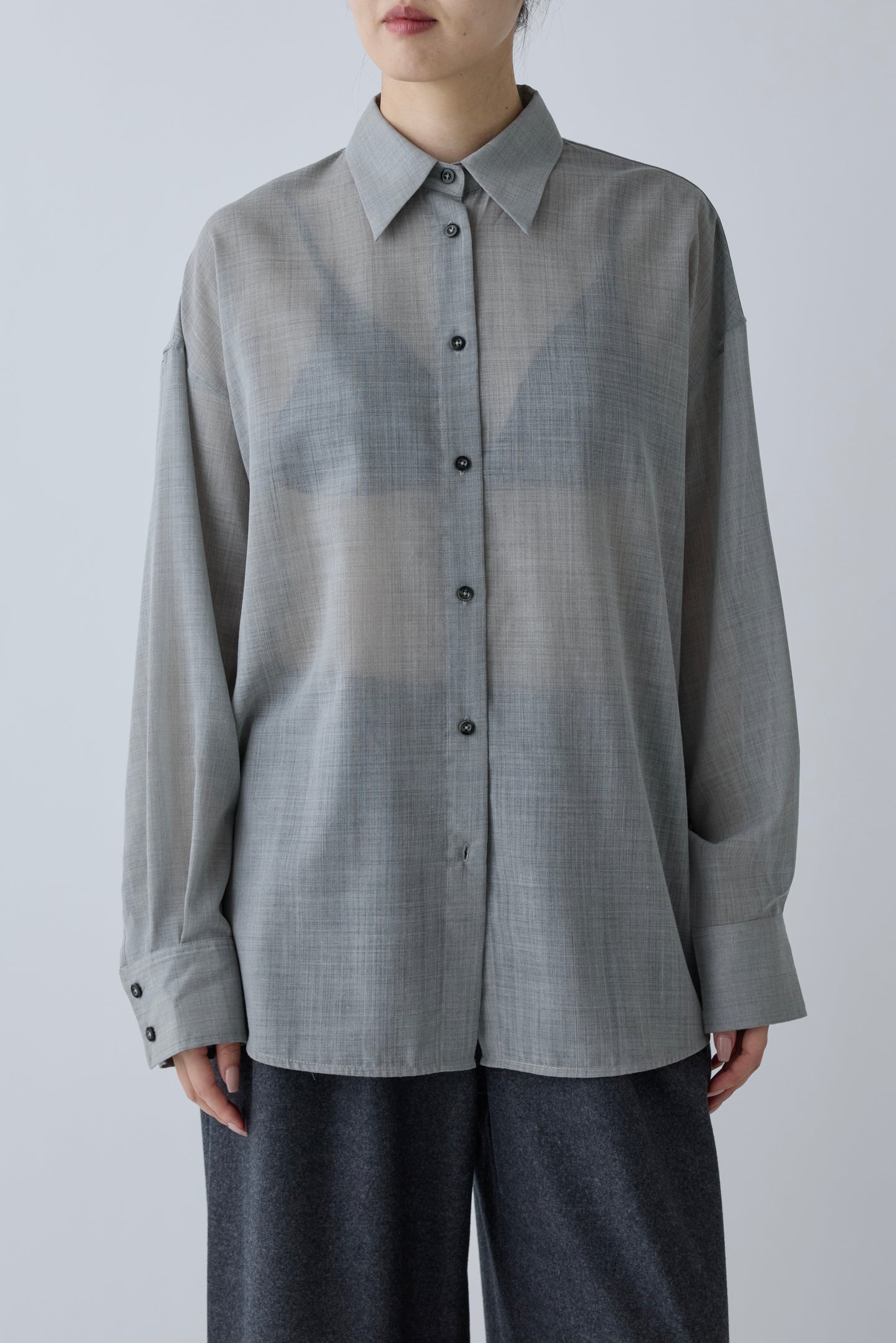 Crateris tie shirt _Grey