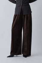Atria velours pants_brown