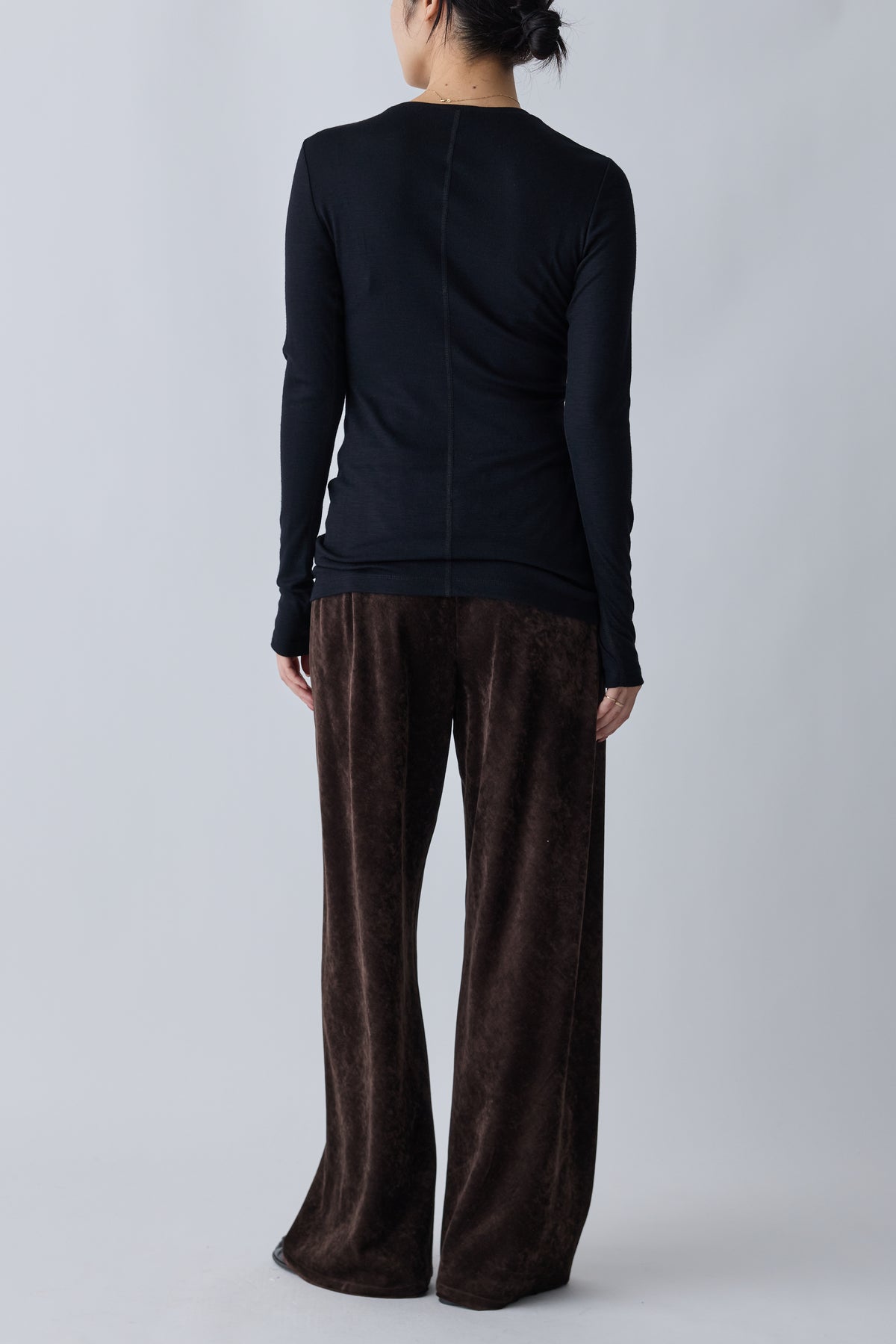 Atria velours pants_brown