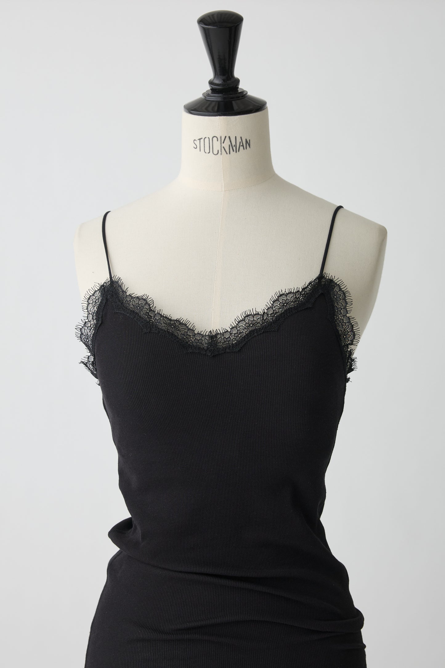 Algol Lace Rib Camisole_black
