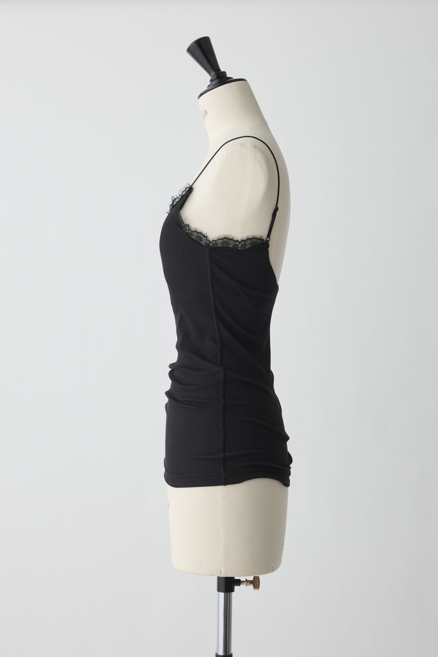 Algol Lace Rib Camisole_black