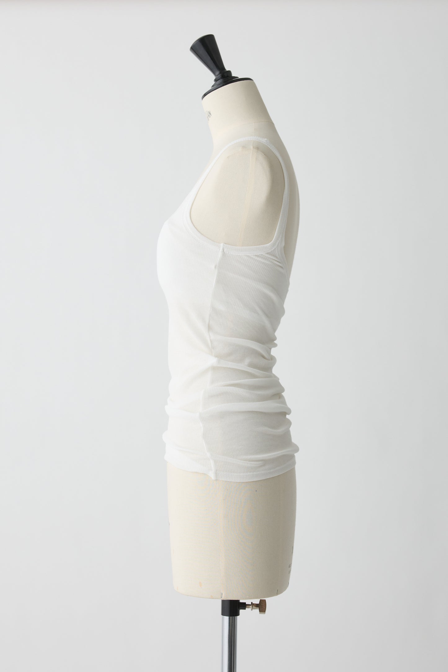 Mira Rib Tank Top_white