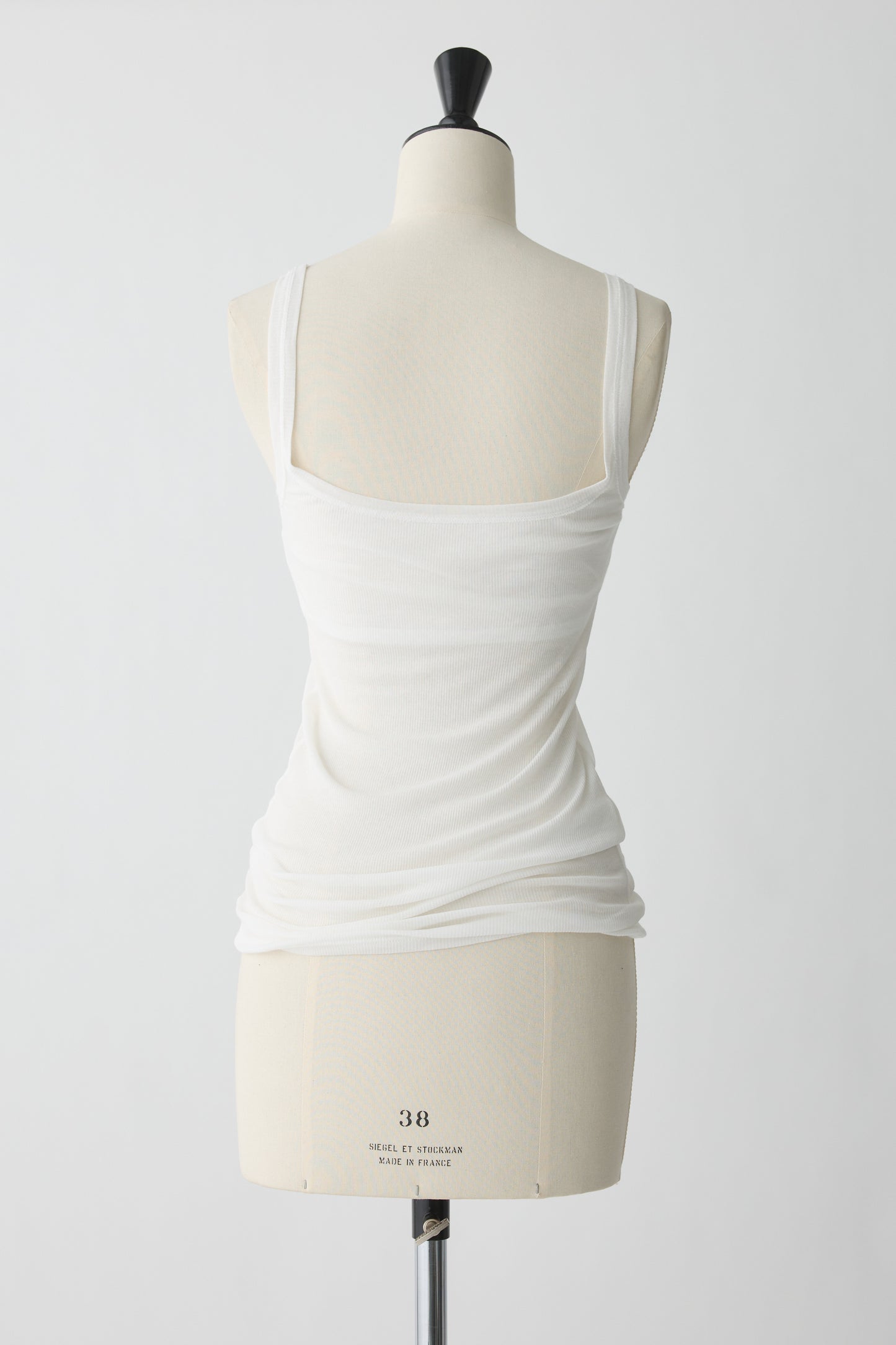 Mira Rib Tank Top_white