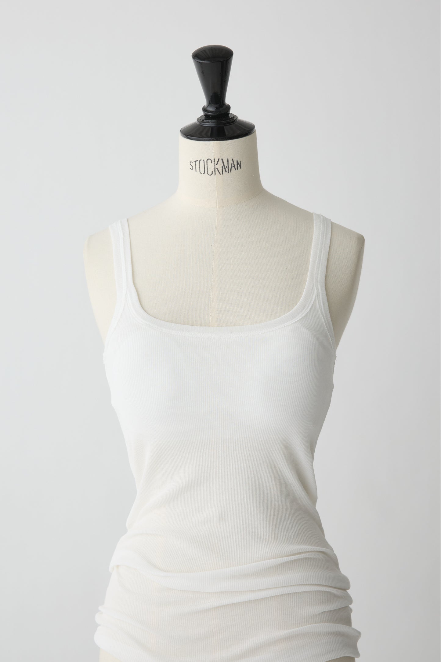 Mira Rib Tank Top_white