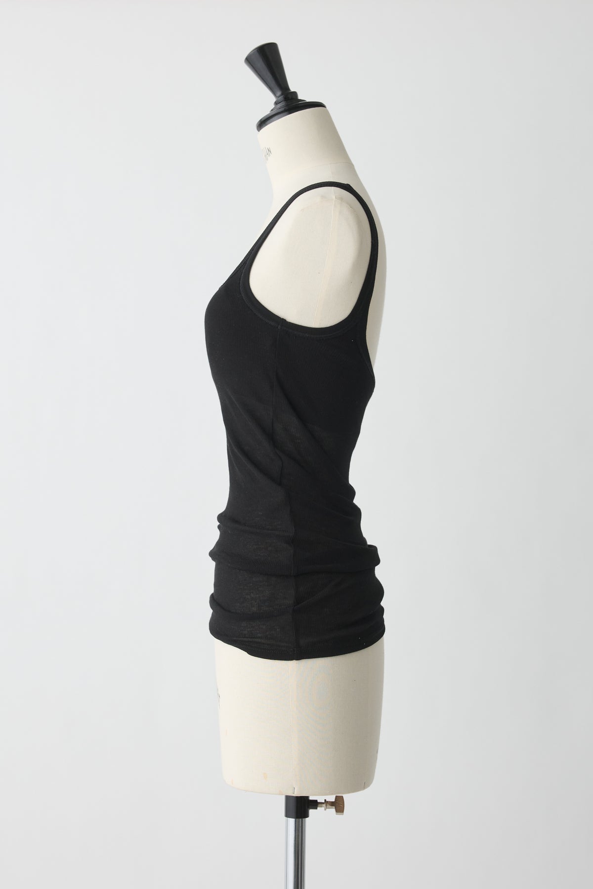 Mira Rib Tank Top_black