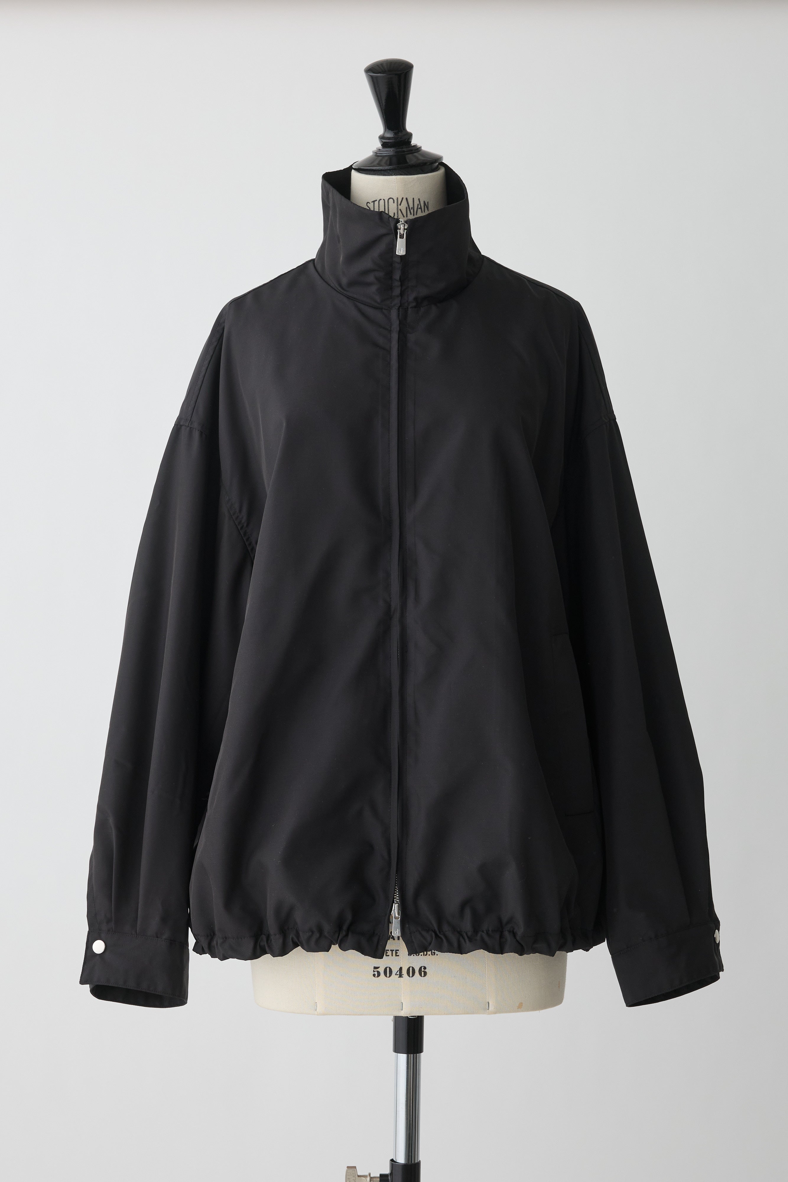 PHERE Piscium Zip-up jacket ジップアップブルゾン Piscium Zip-up jacket_black – PHERE