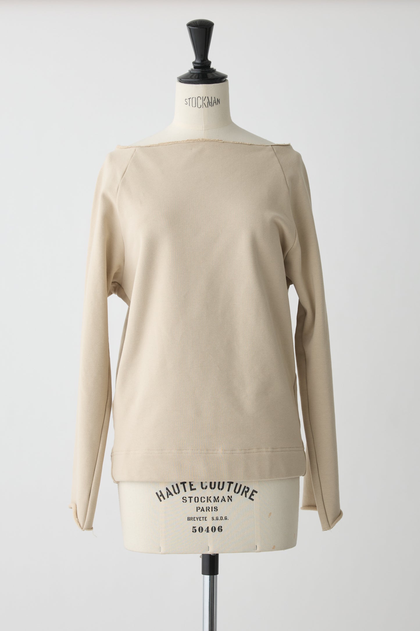 Anlair Raglan Jersey Top_beige
