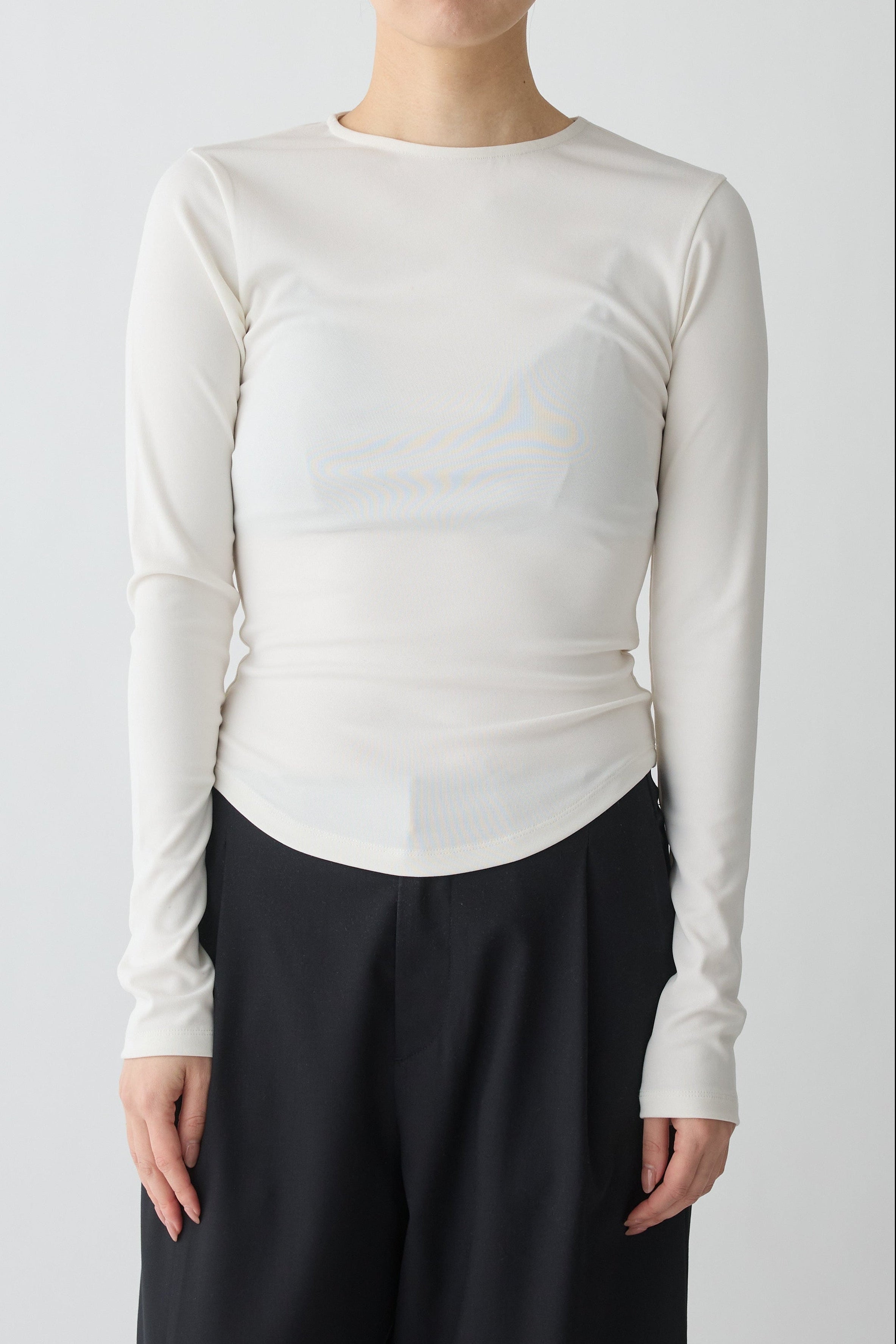 PHERE 長袖 カットソー ホワイト Tops – PHERE