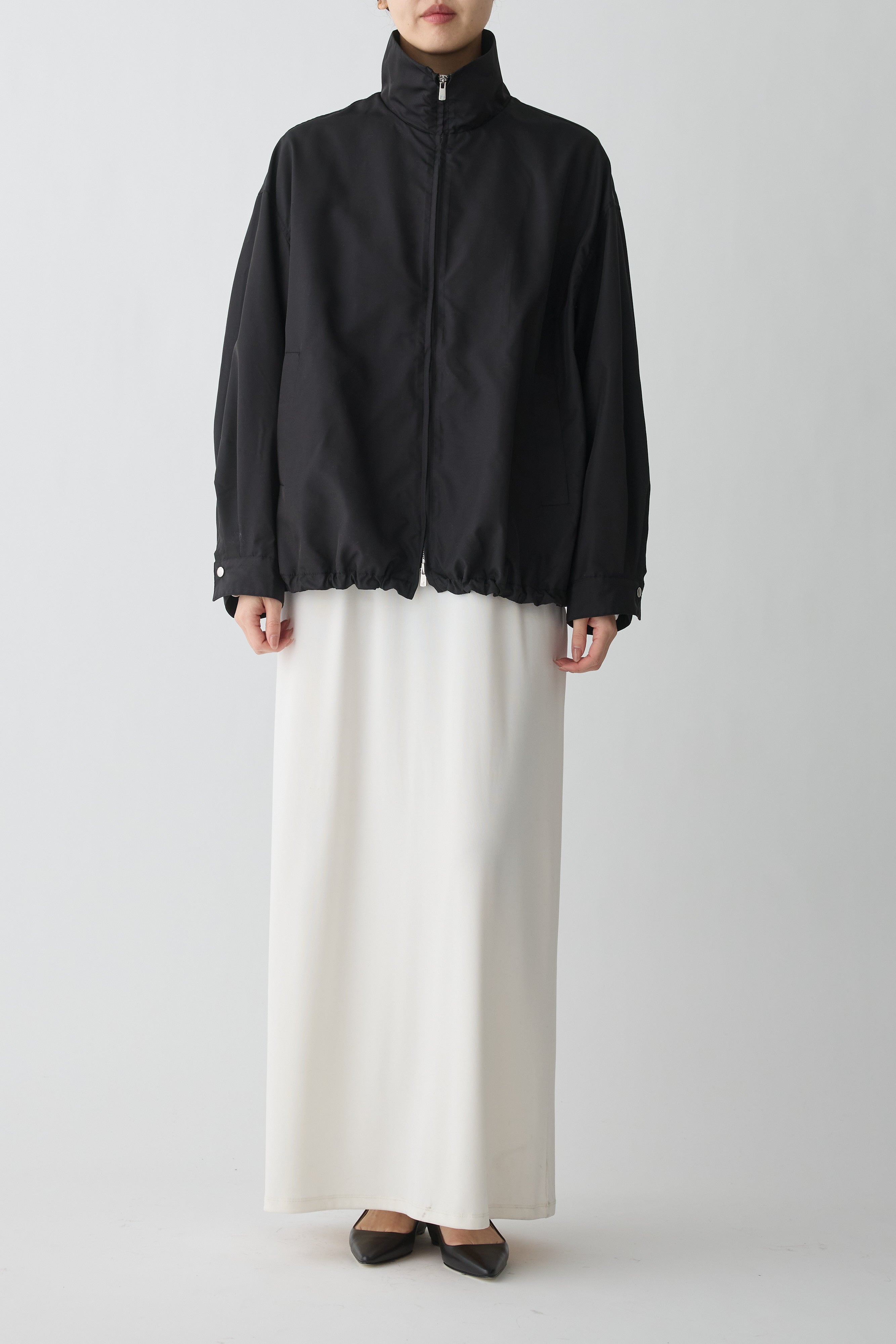 Piscium Zip-up jacket_black – PHERE