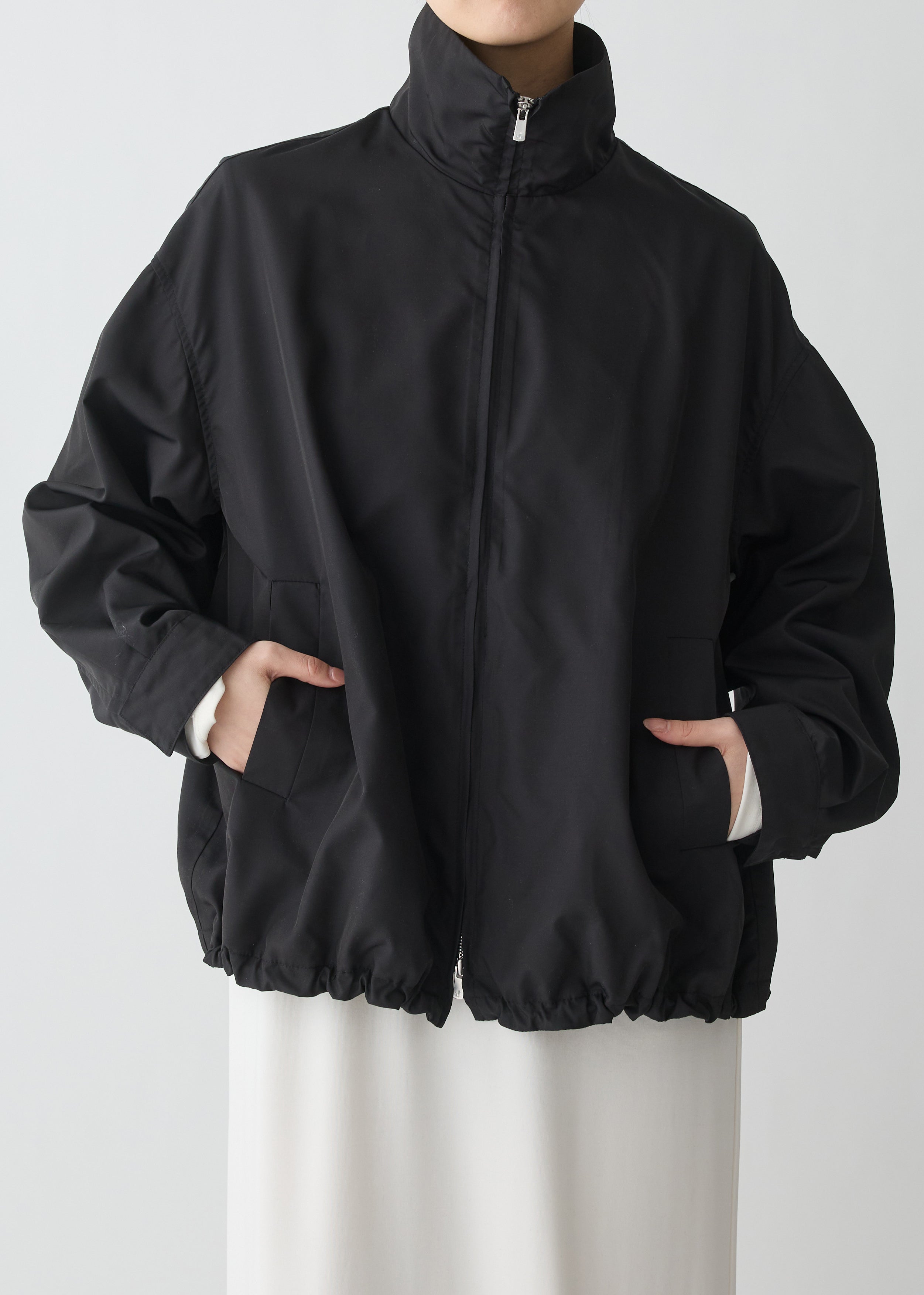 PHERE Piscium Zip-up jacket ジップアップブルゾン Piscium Zip-up jacket_white – PHERE