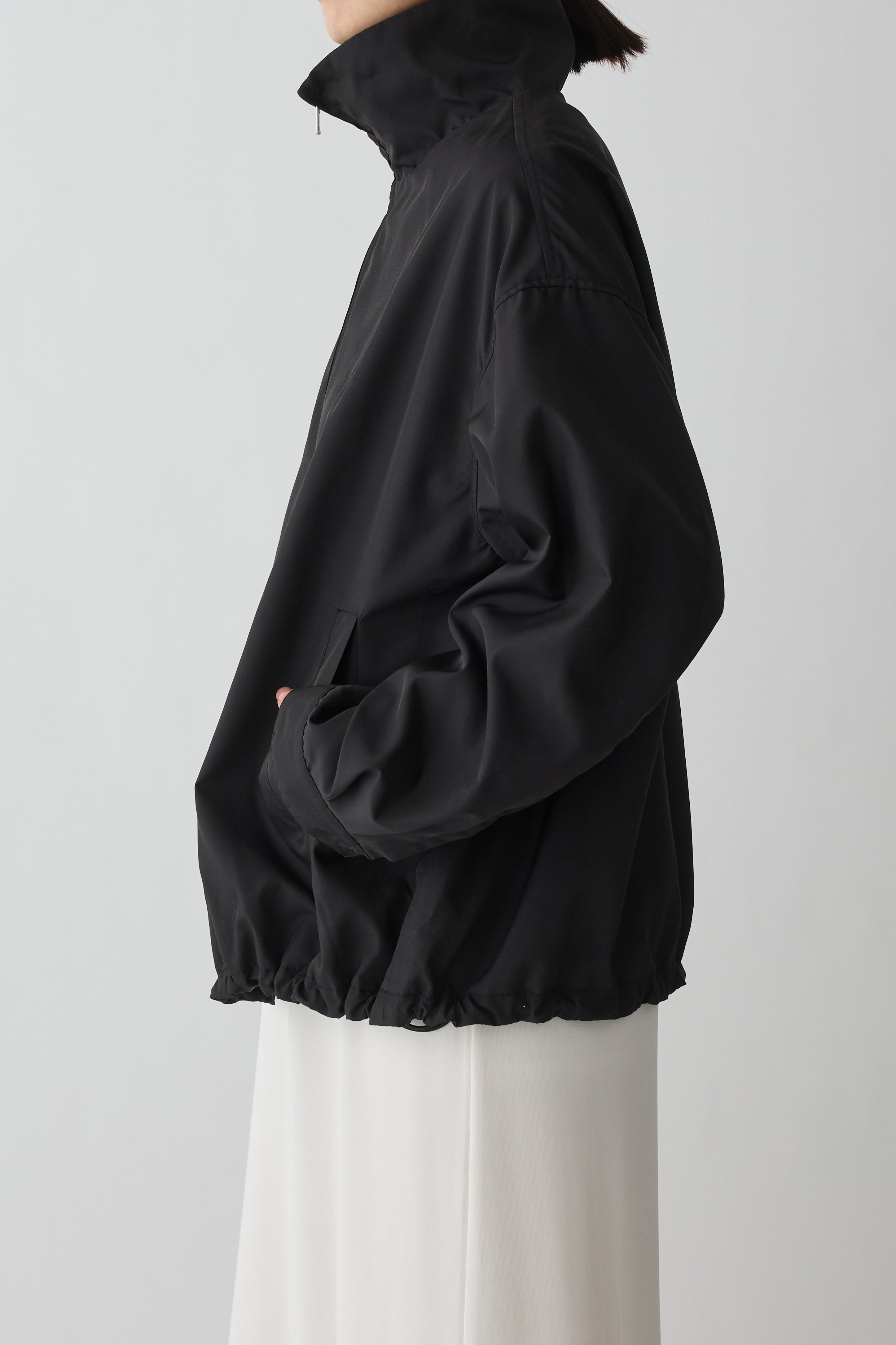 PHERE Piscium Zip-up jacket ジップアップブルゾン Piscium Zip-up jacket_black – PHERE