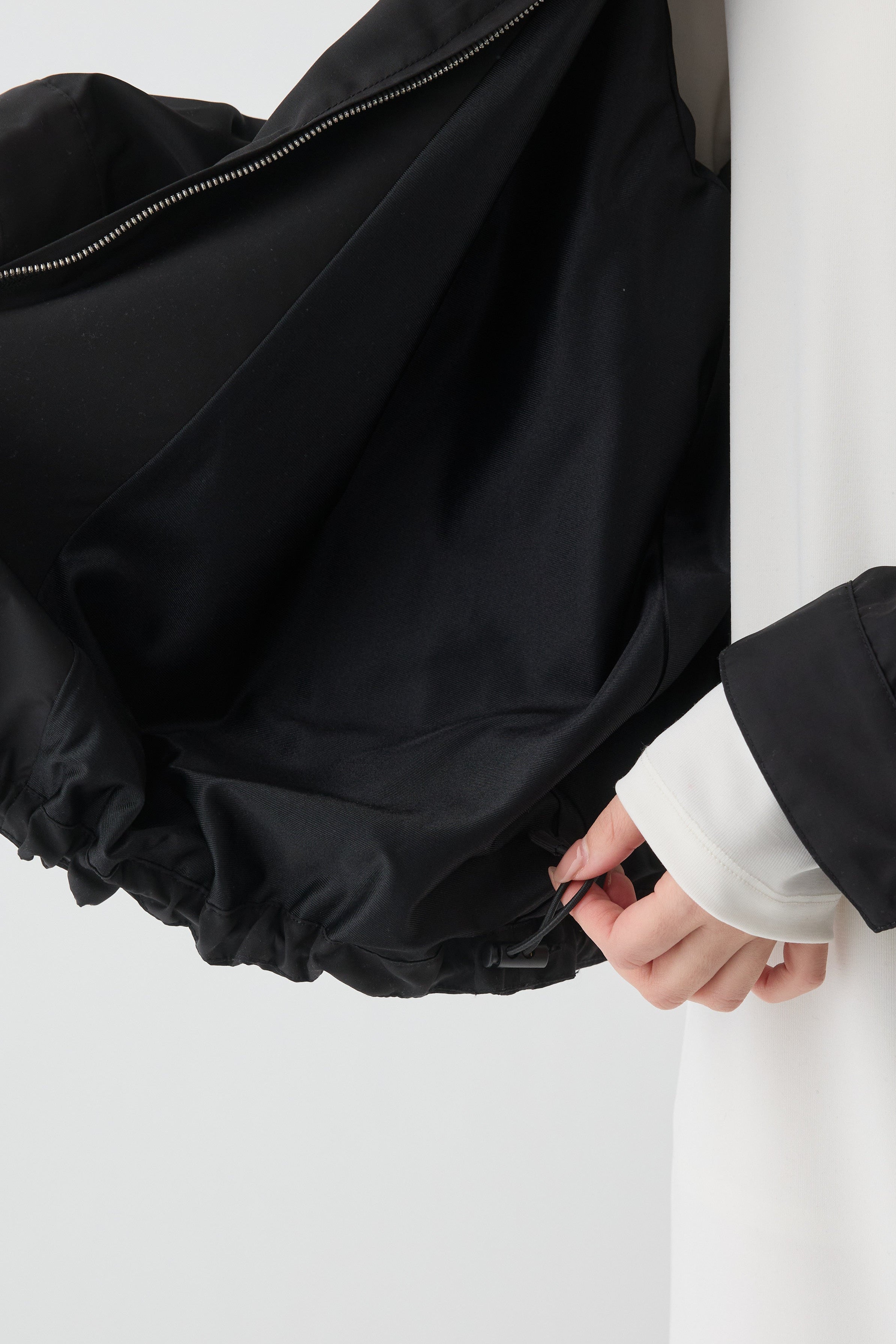 PHERE Piscium Zip-up jacket ジップアップブルゾン Piscium Zip-up jacket_white – PHERE