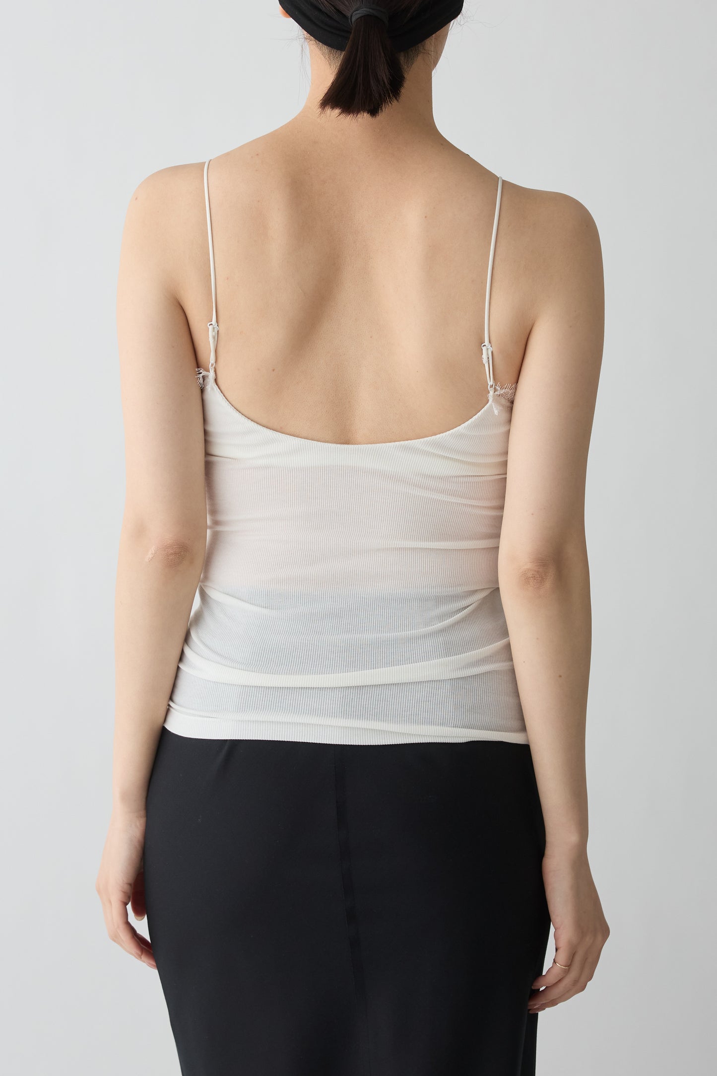 Algol Lace Rib Camisole_wihte