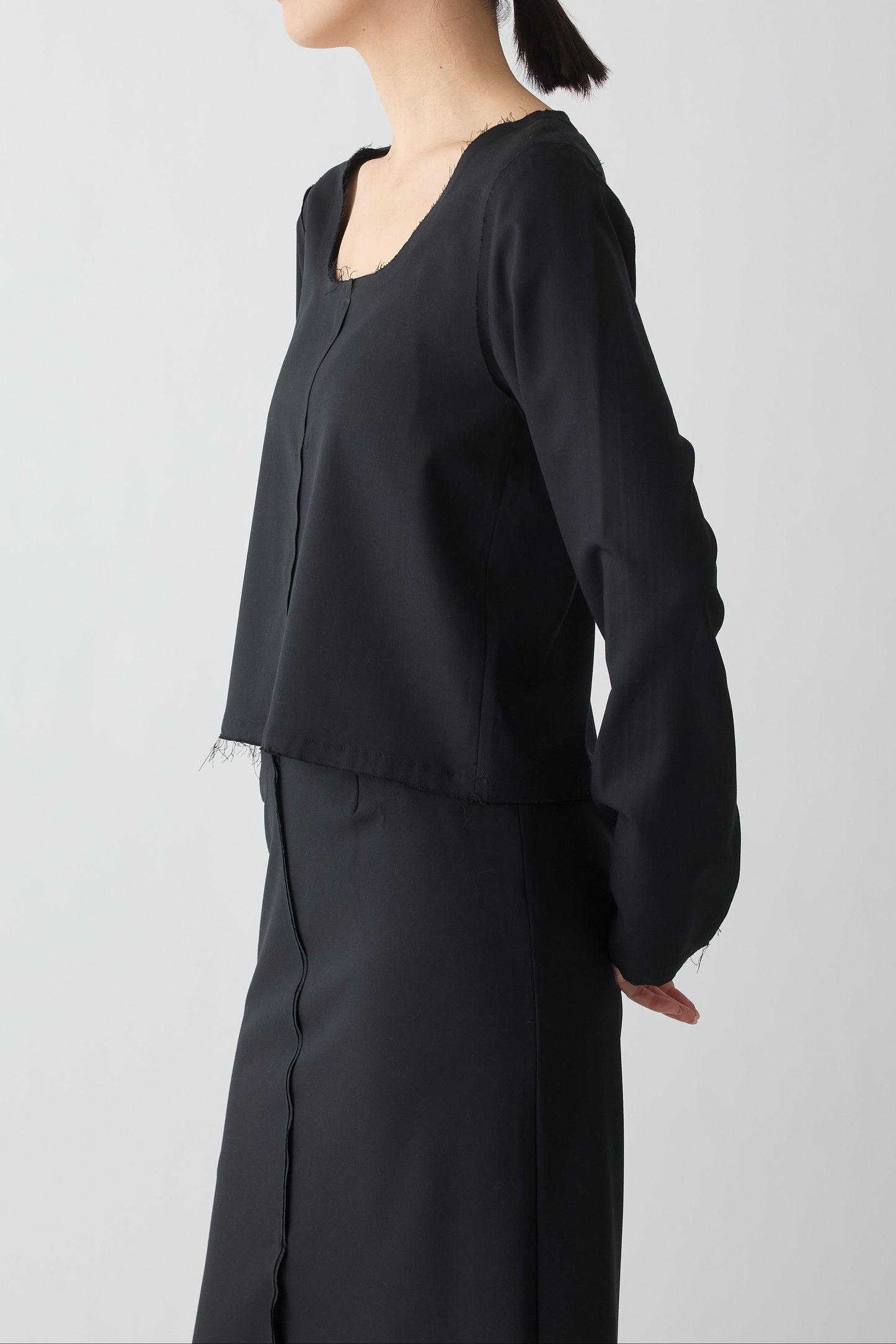 Aquarii Two-way tops_black