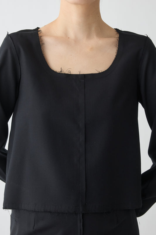 Aquarii Two-way tops_black