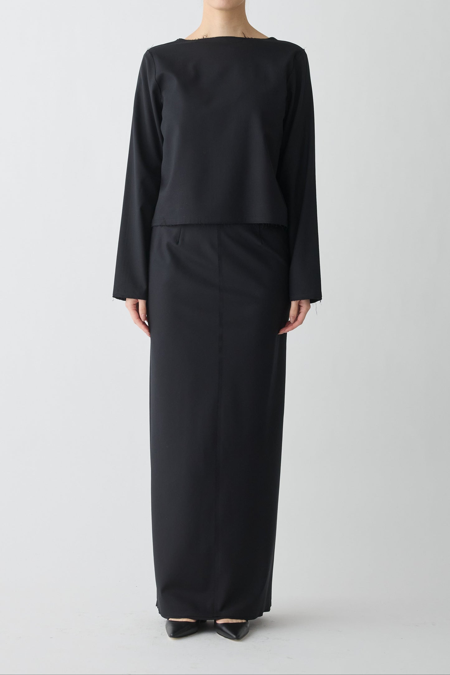 Aquarii Two-way tops_black