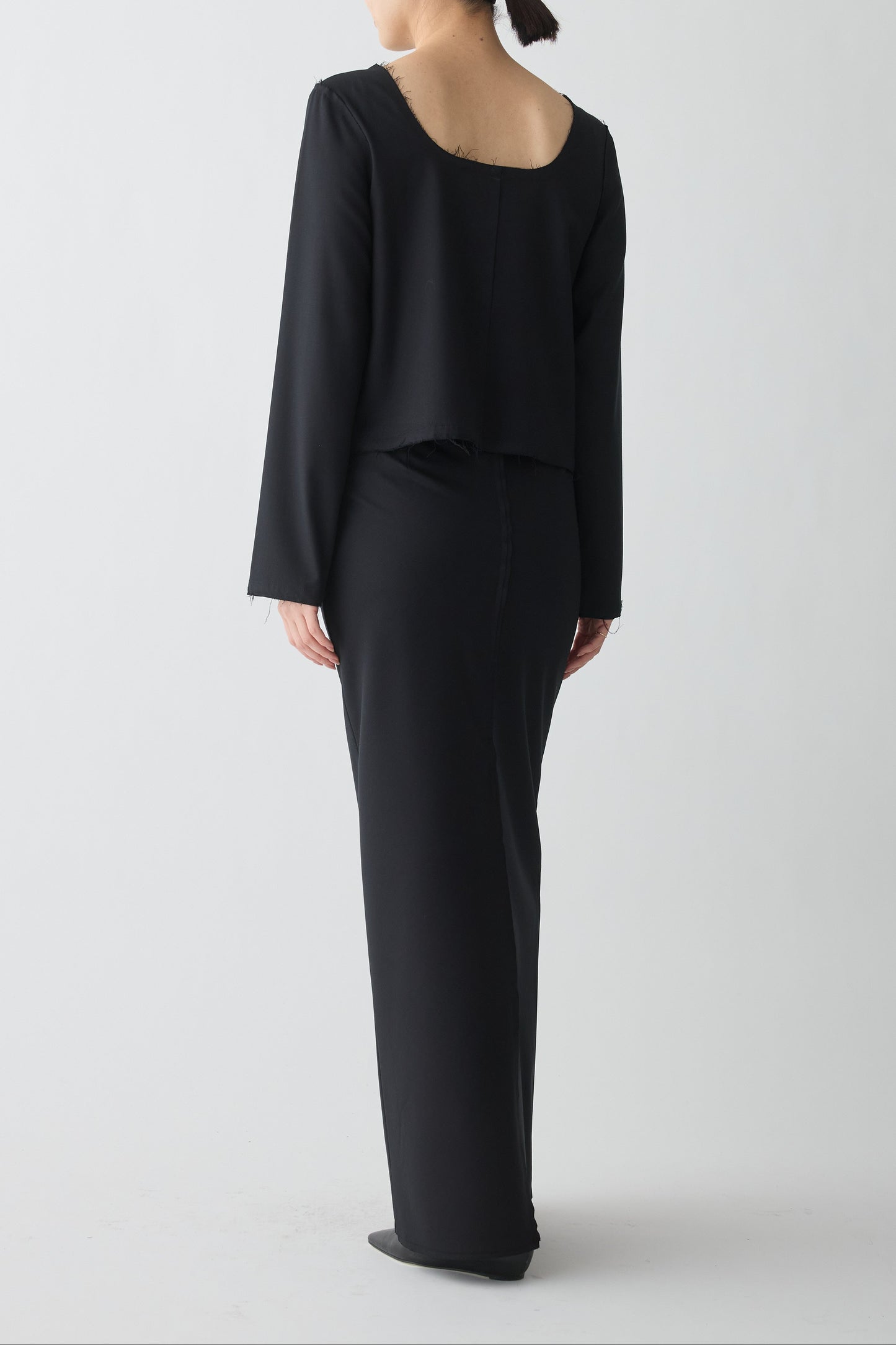 Aquarii Two-way tops_black