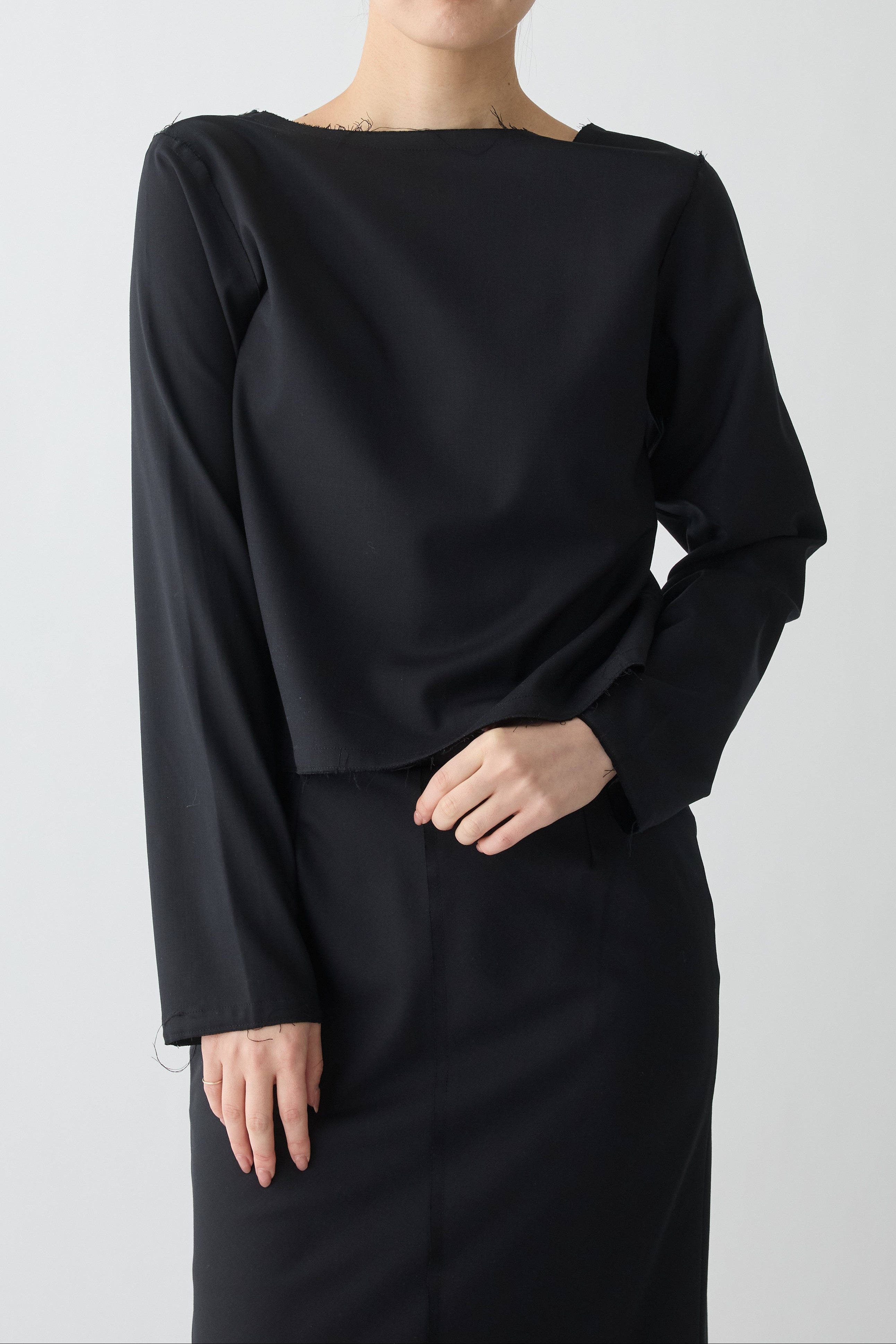 Aquarii Two-way tops_black – PHERE
