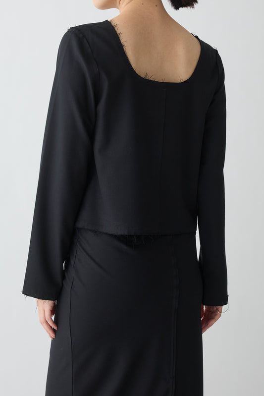 Aquarii Two-way tops_black