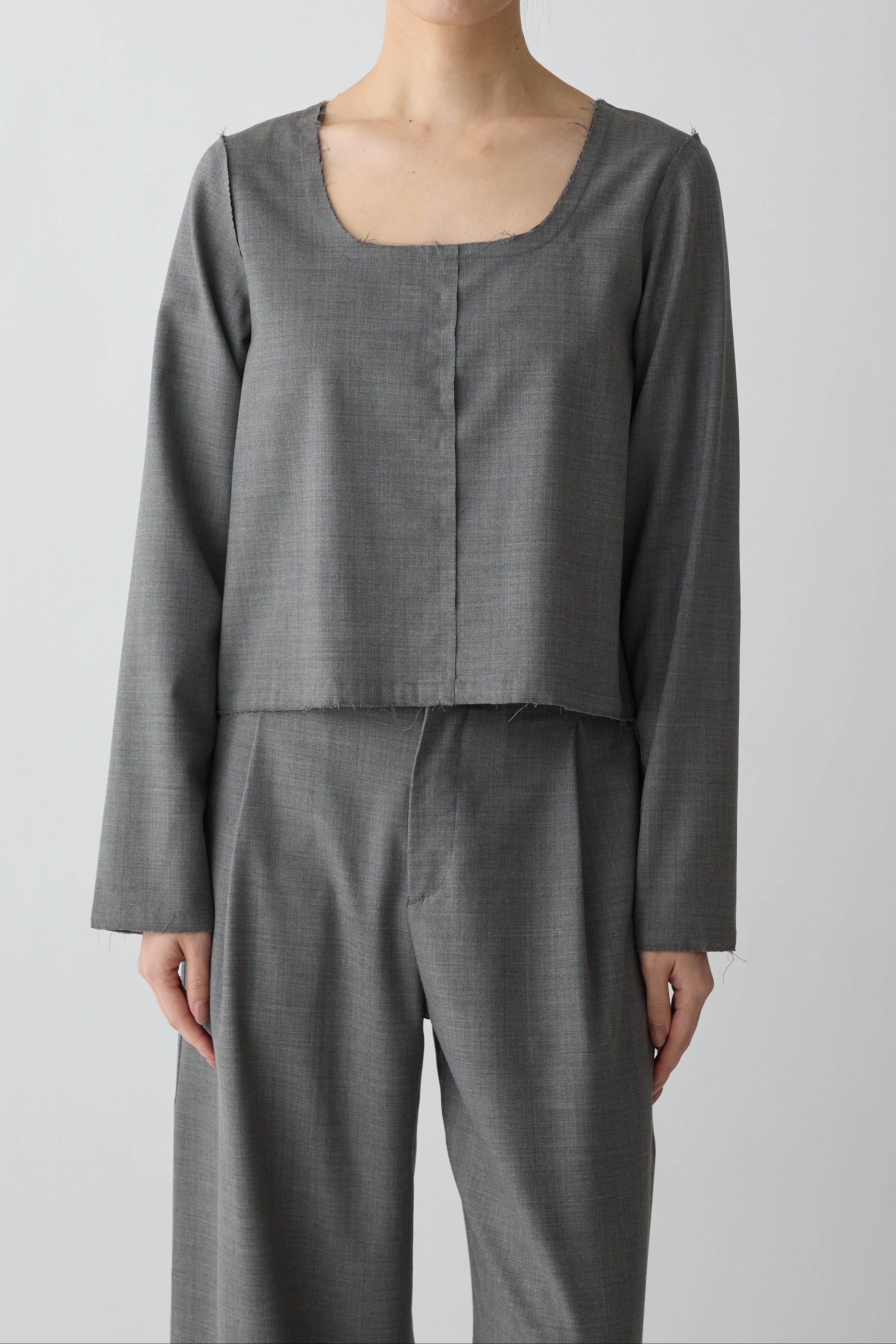 Aquarii Two-way tops_gray – PHERE