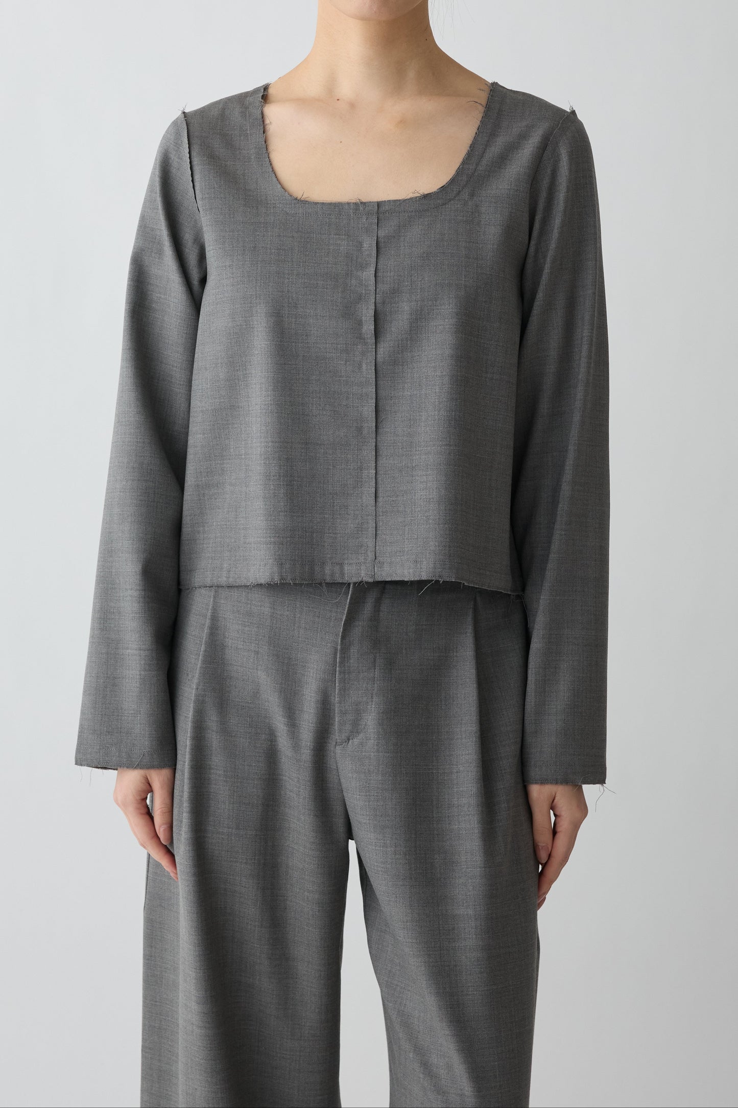 Aquarii Two-way tops_gray