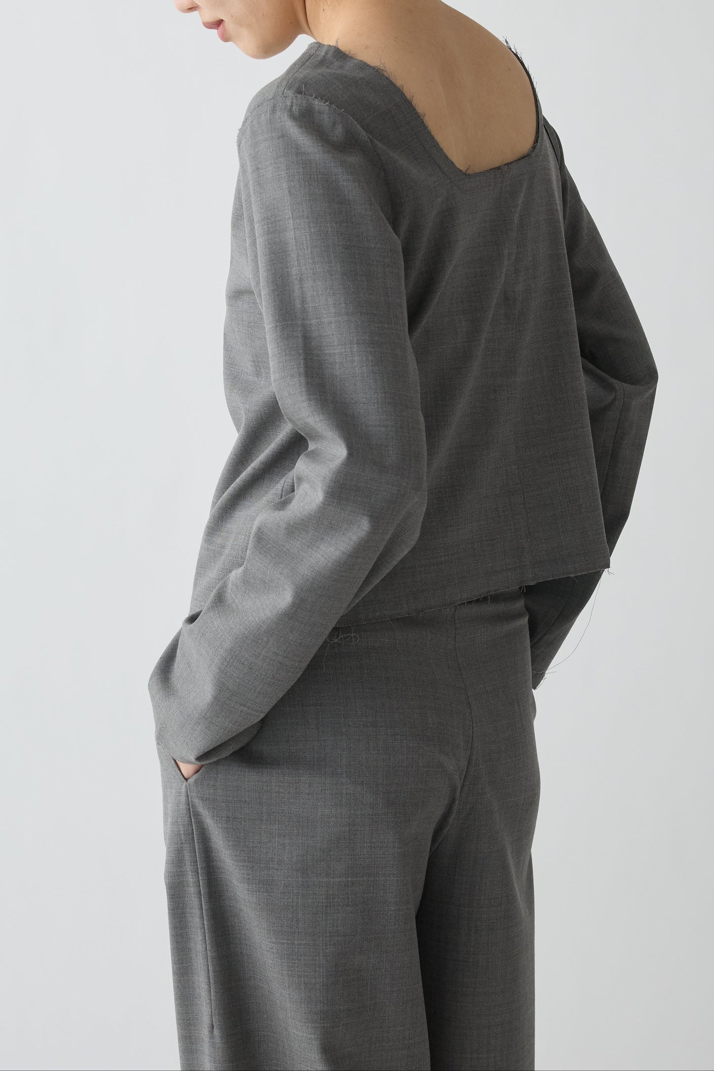 Aquarii Two-way tops_gray