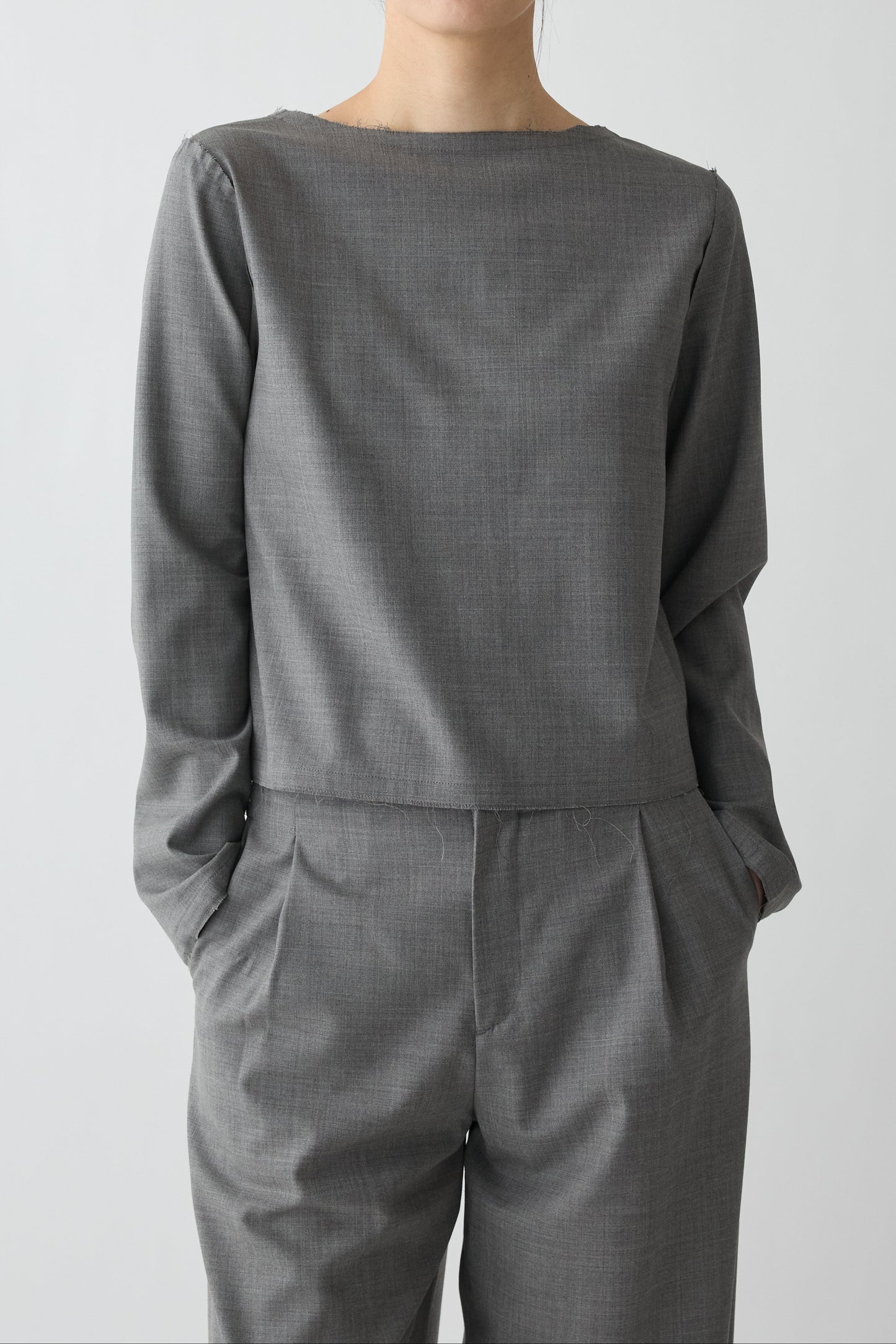 Aquarii Two-way tops_gray