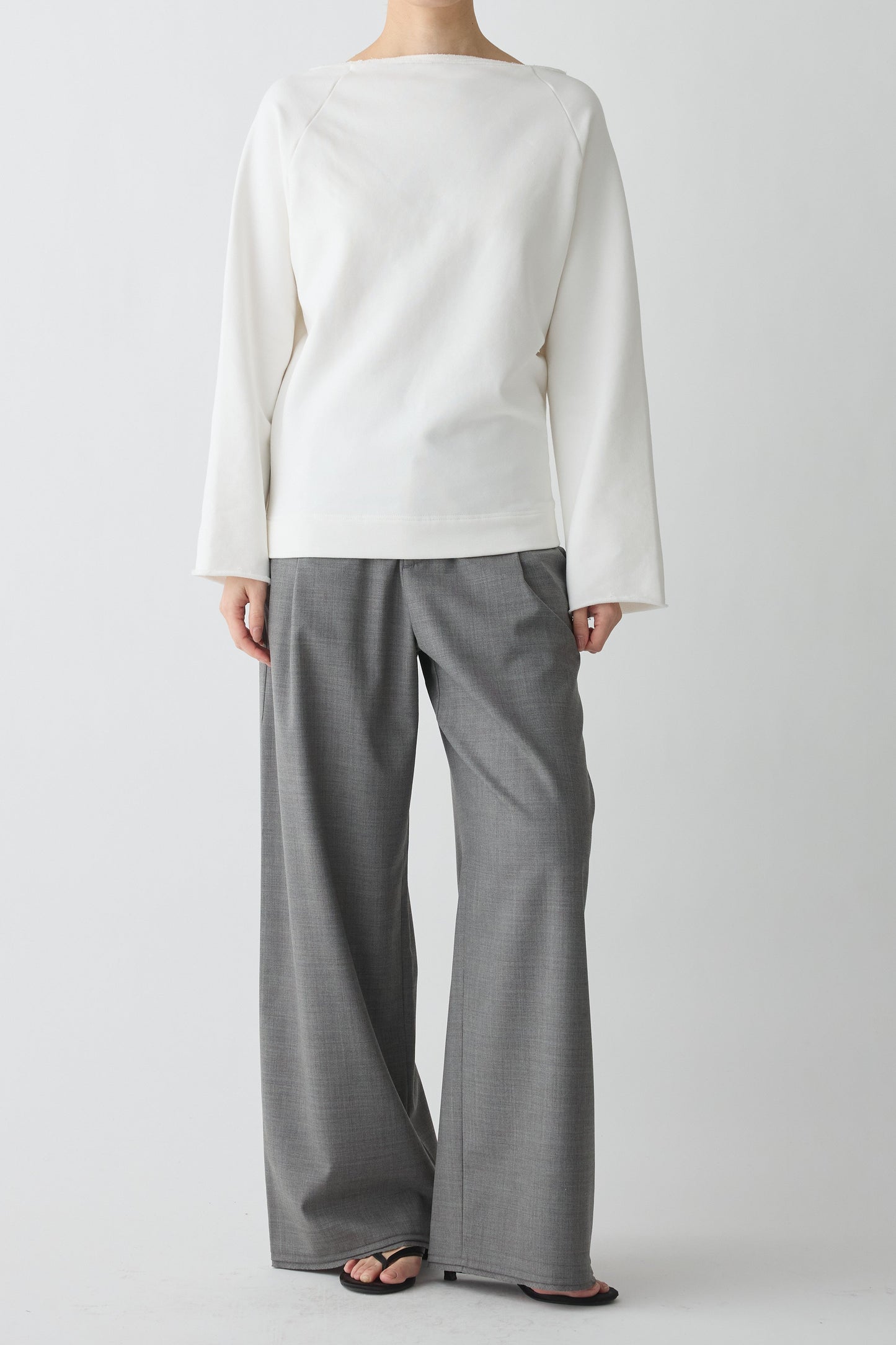 Anlair Raglan Jersey Top_white
