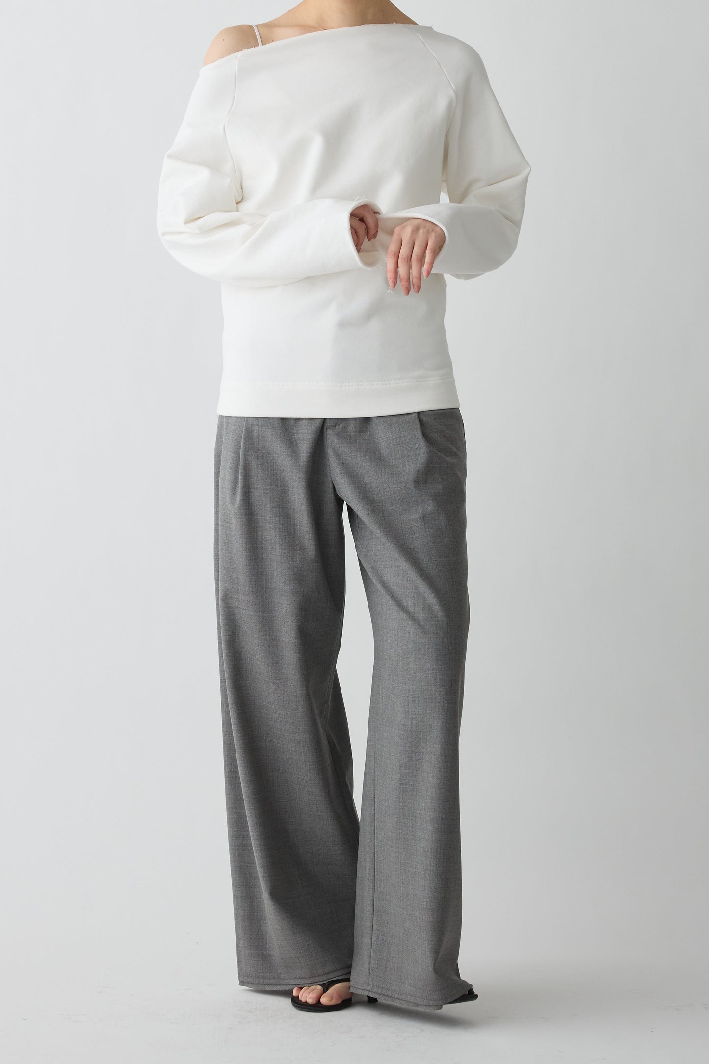 Anlair Raglan Jersey Top_white