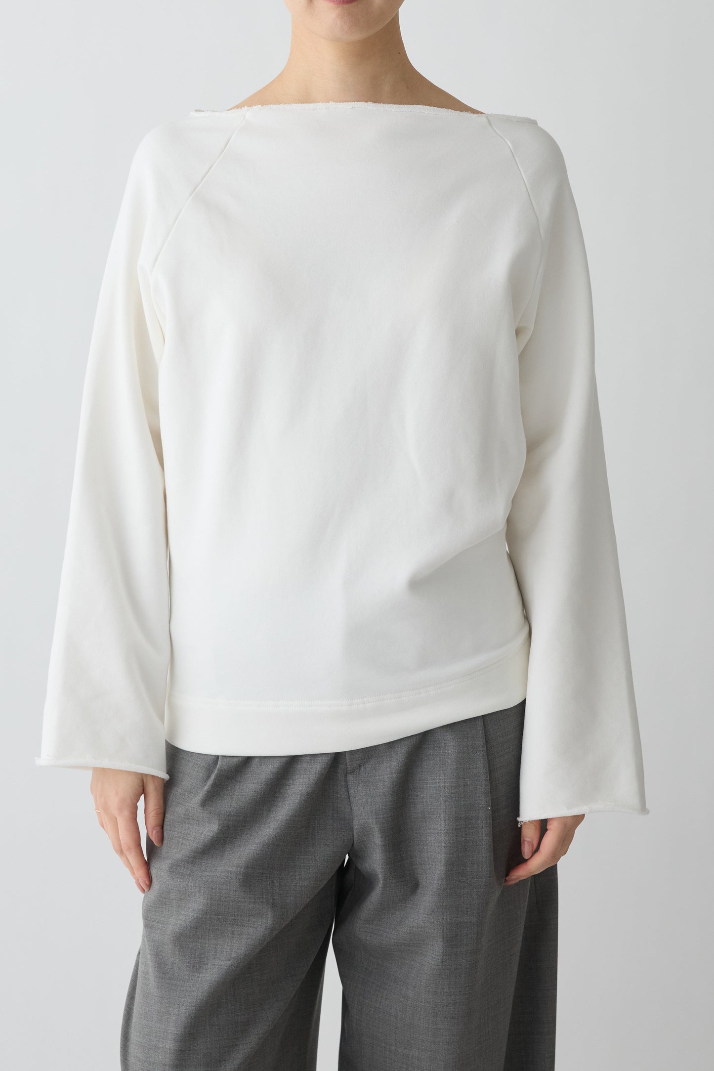 Anlair Raglan Jersey Top_white