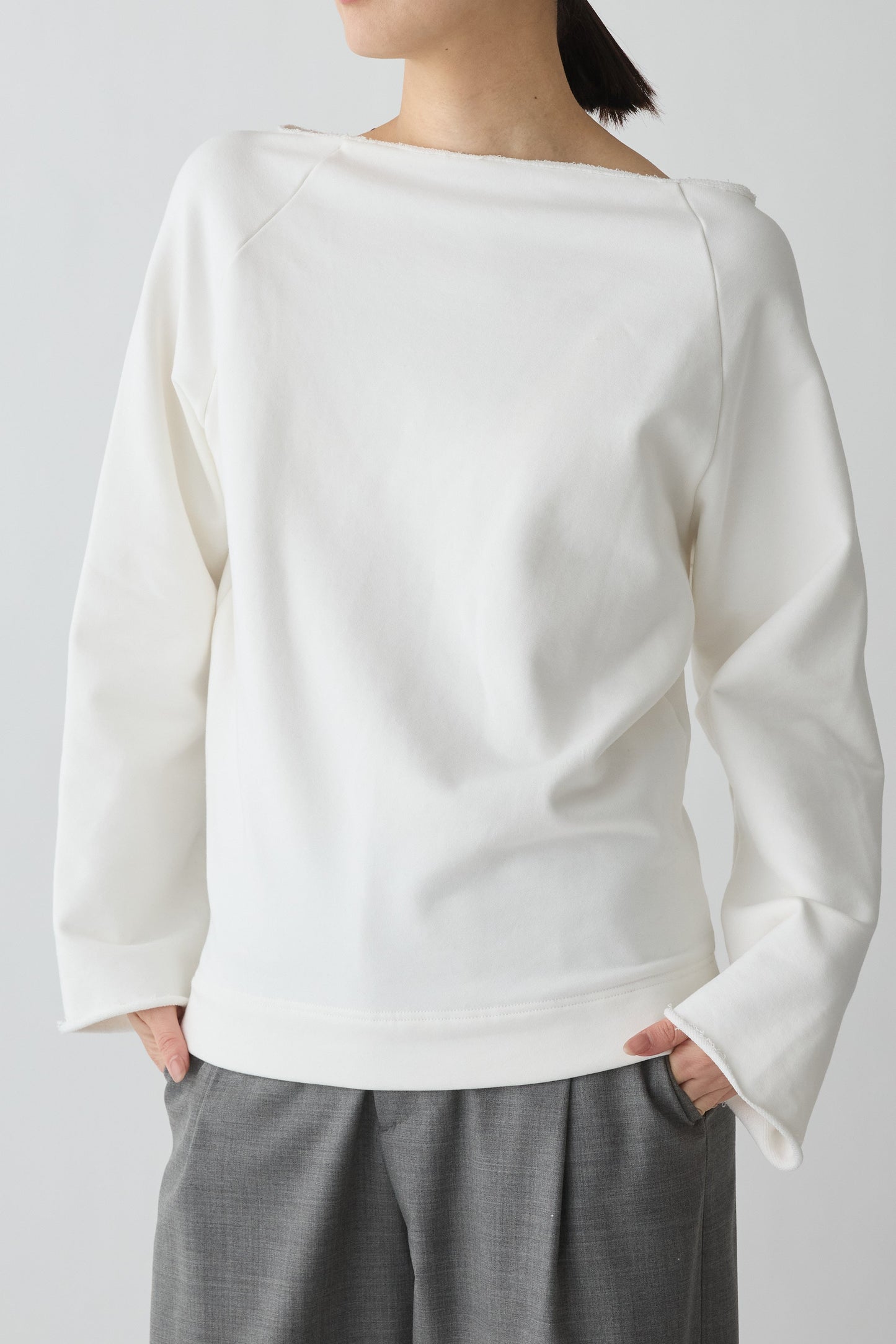 Anlair Raglan Jersey Top_white