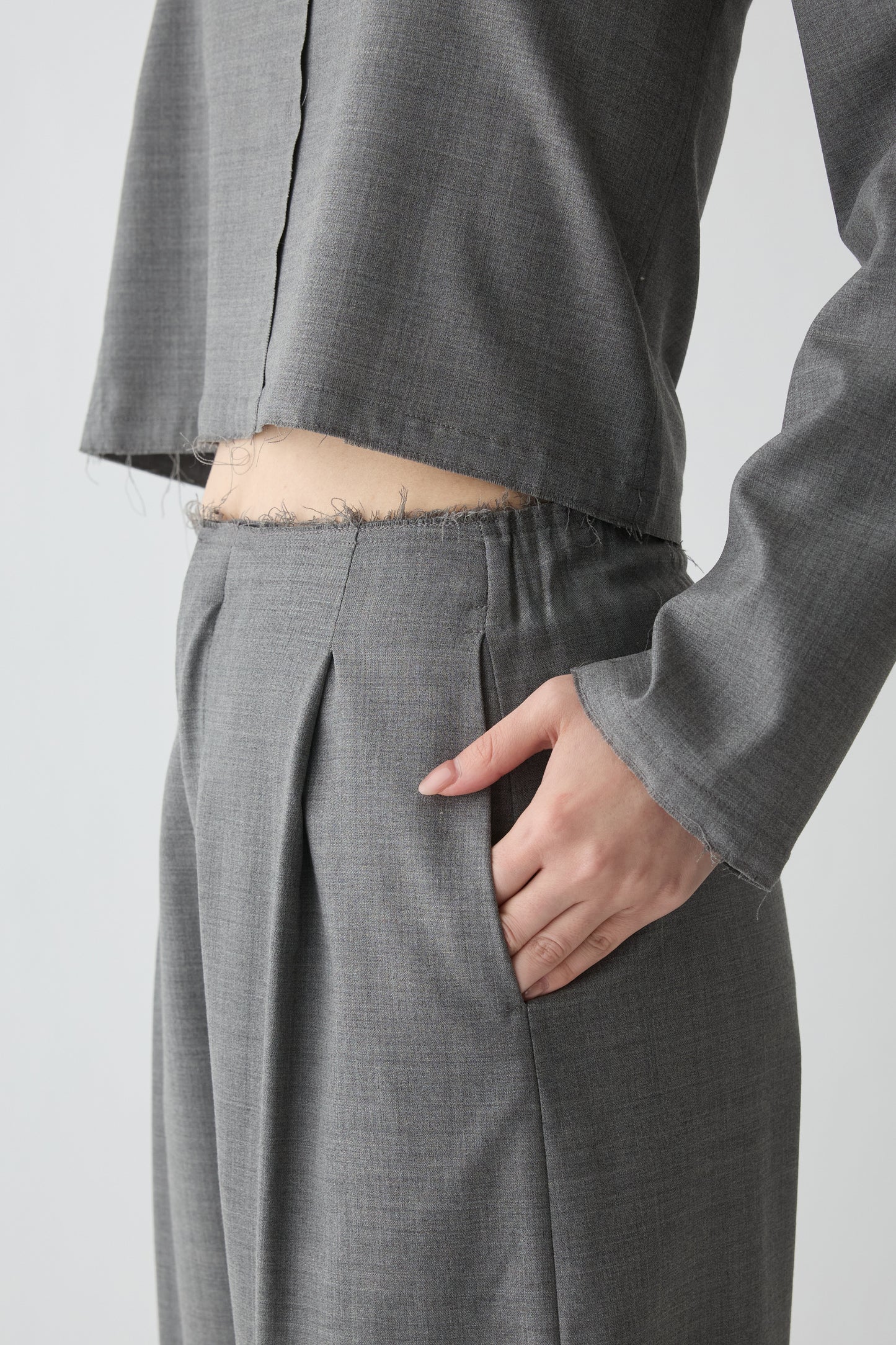 Aquarii Two-way tops_gray