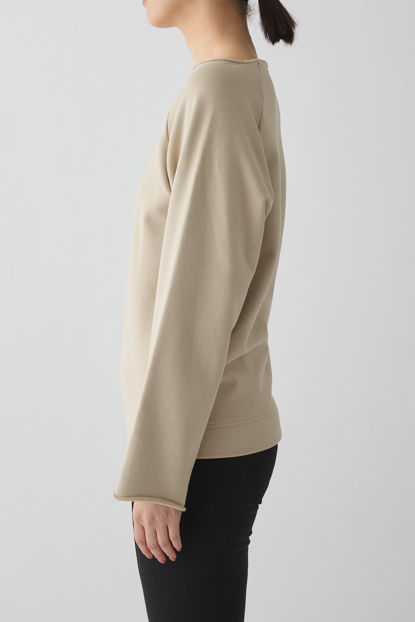 Anlair Raglan Jersey Top_beige