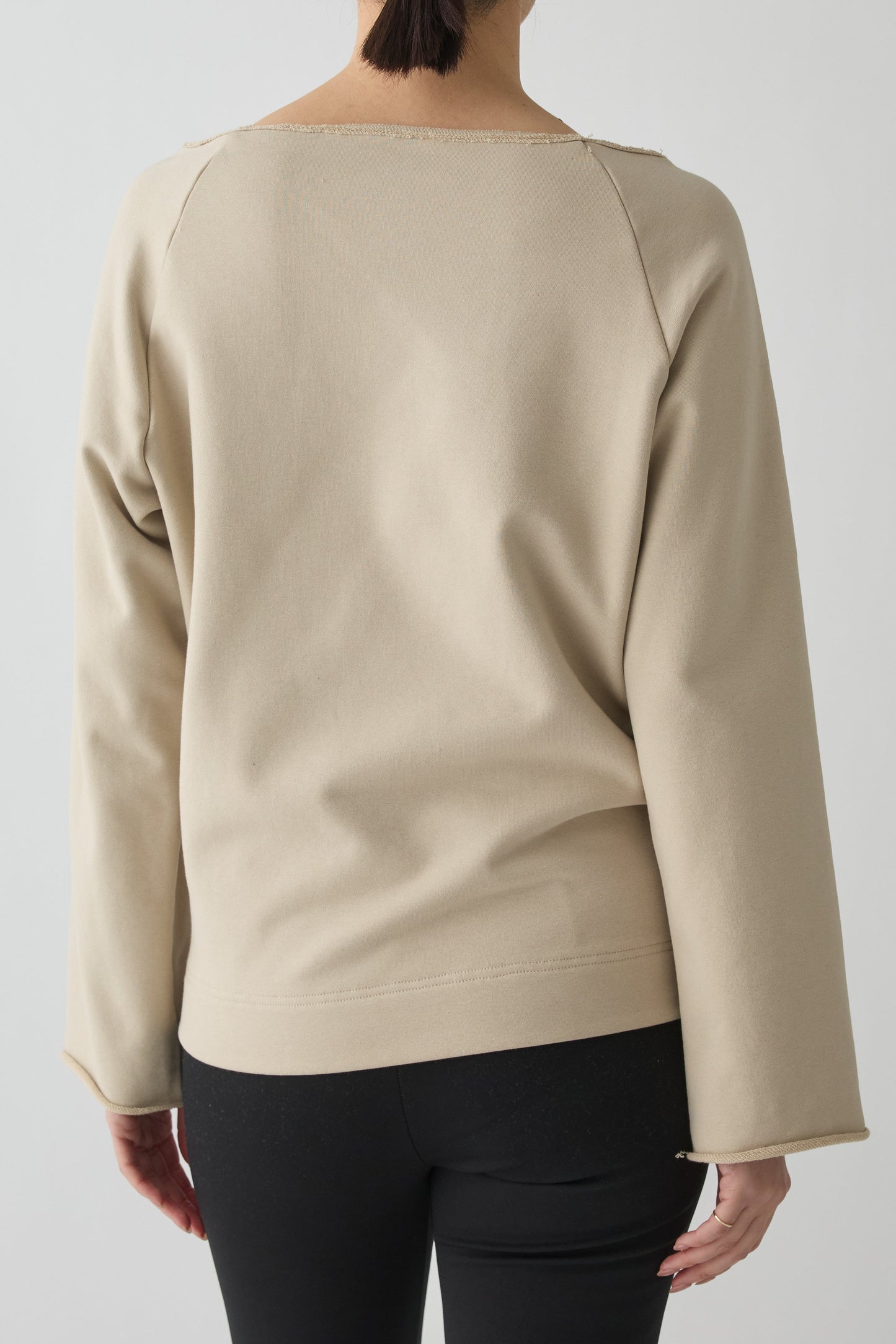 Anlair Raglan Jersey Top_beige