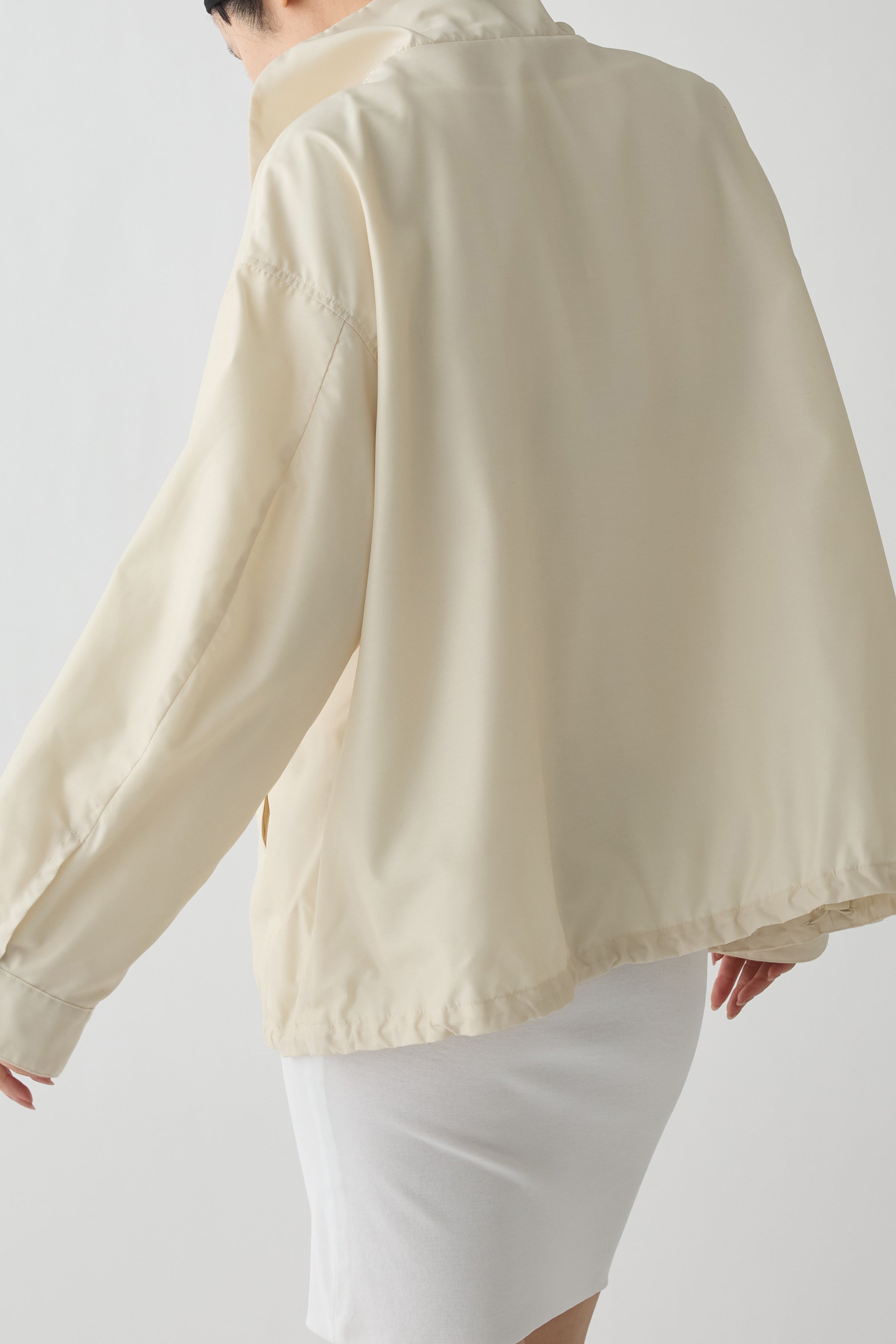 PHERE Piscium Zip-up jacket ジップアップブルゾン Piscium Zip-up jacket_white – PHERE