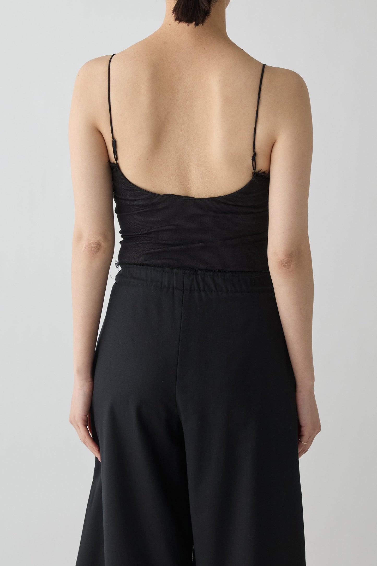 Algol Lace Rib Camisole_black