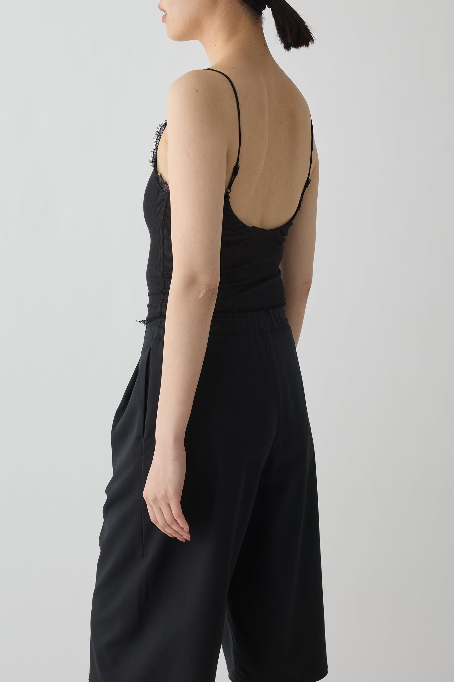 Algol Lace Rib Camisole_black