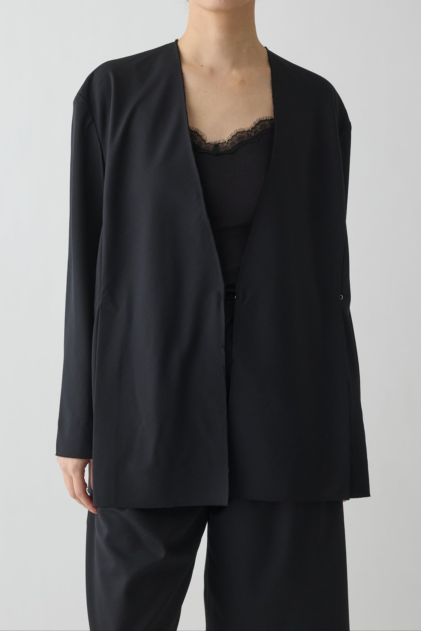 Aquarii Kimono jacket_black