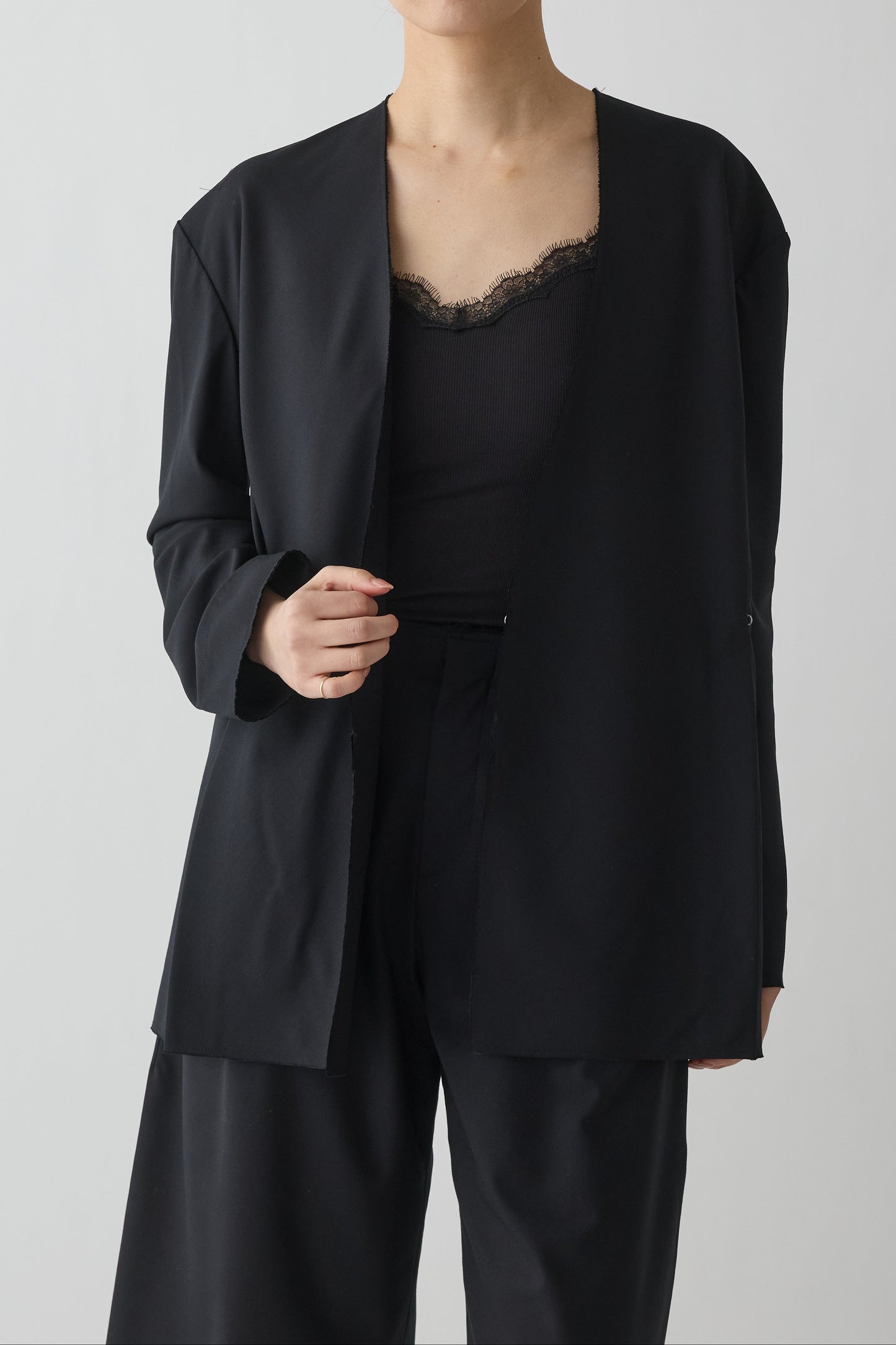 Aquarii Kimono jacket_black