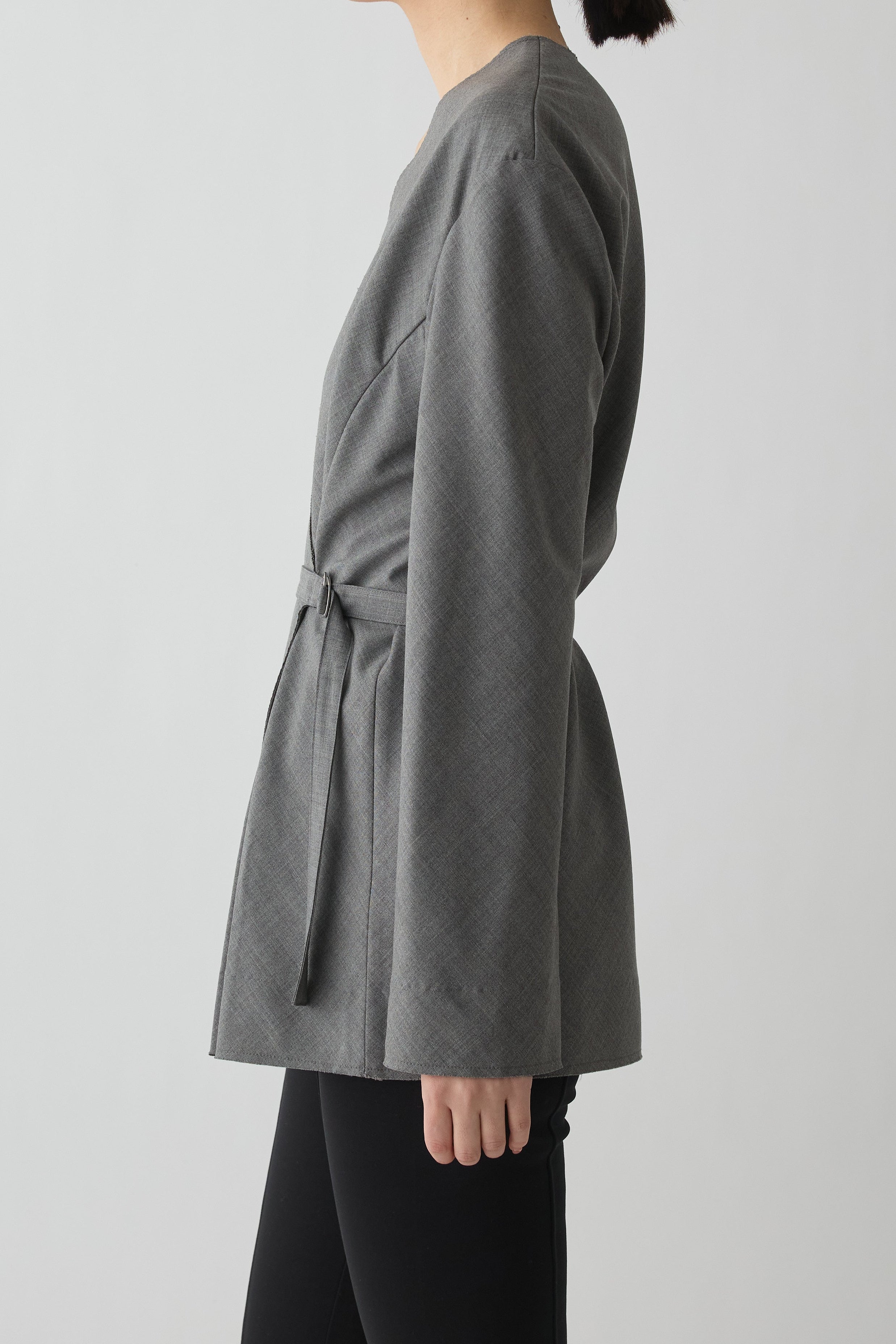 ジャケット・アウター PHERE Aquarii Kimono jacket_black Aquarii Kimono jacket_gray – PHERE