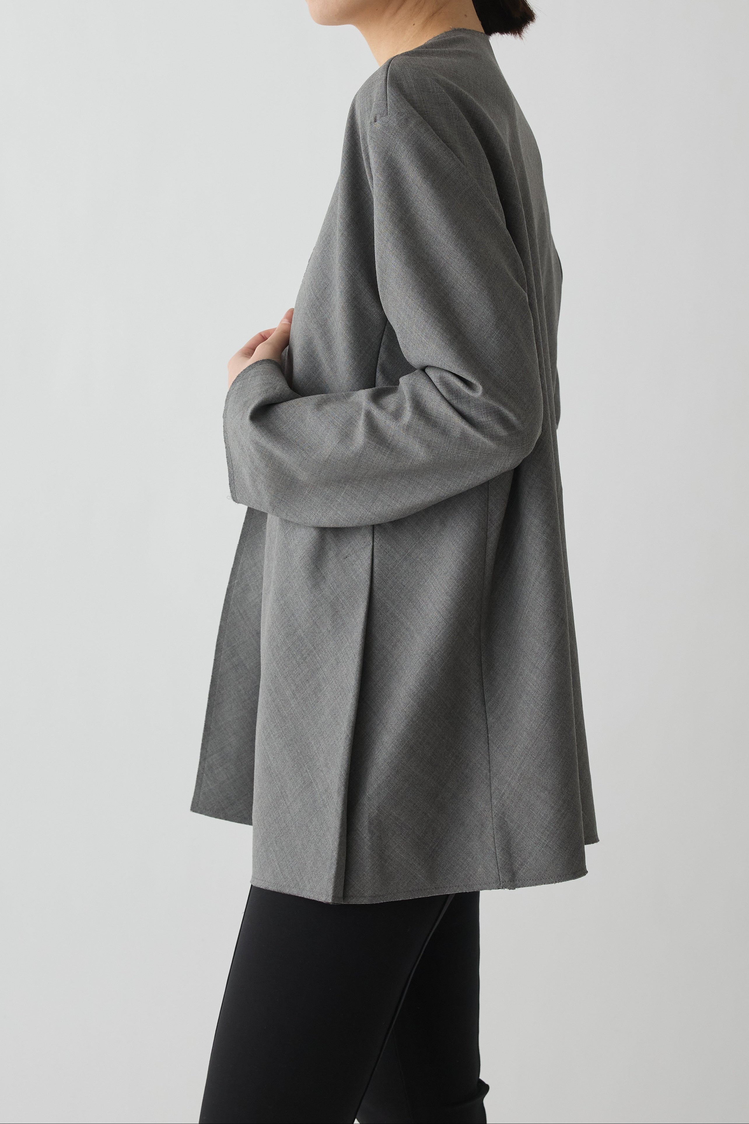 ジャケット・アウター PHERE Aquarii Kimono jacket_black Aquarii Kimono jacket_gray – PHERE