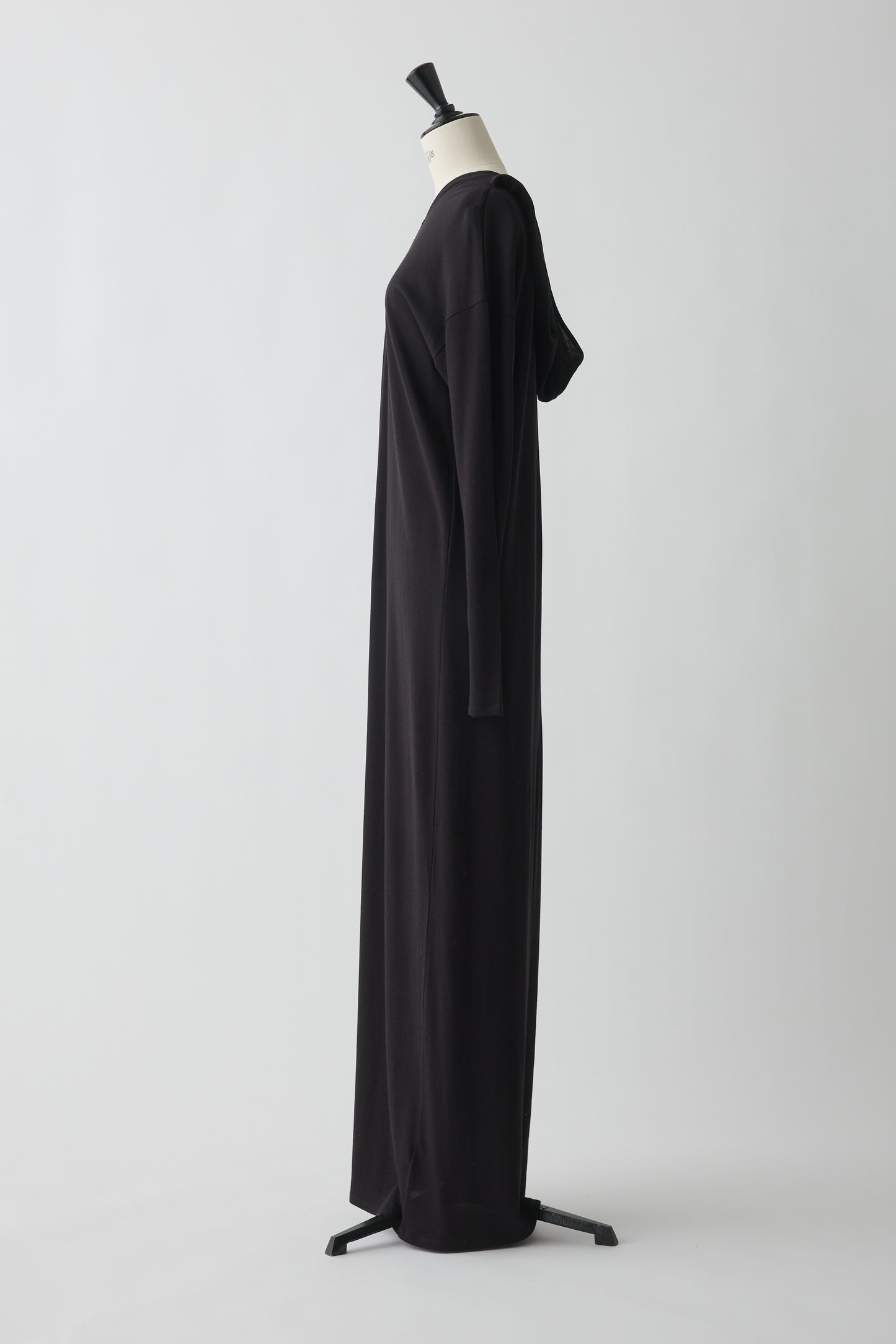 Eridani Draped Hooded dress_black