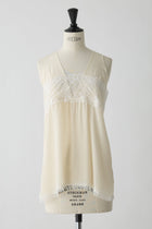 Hydri Silk Lace Top_white