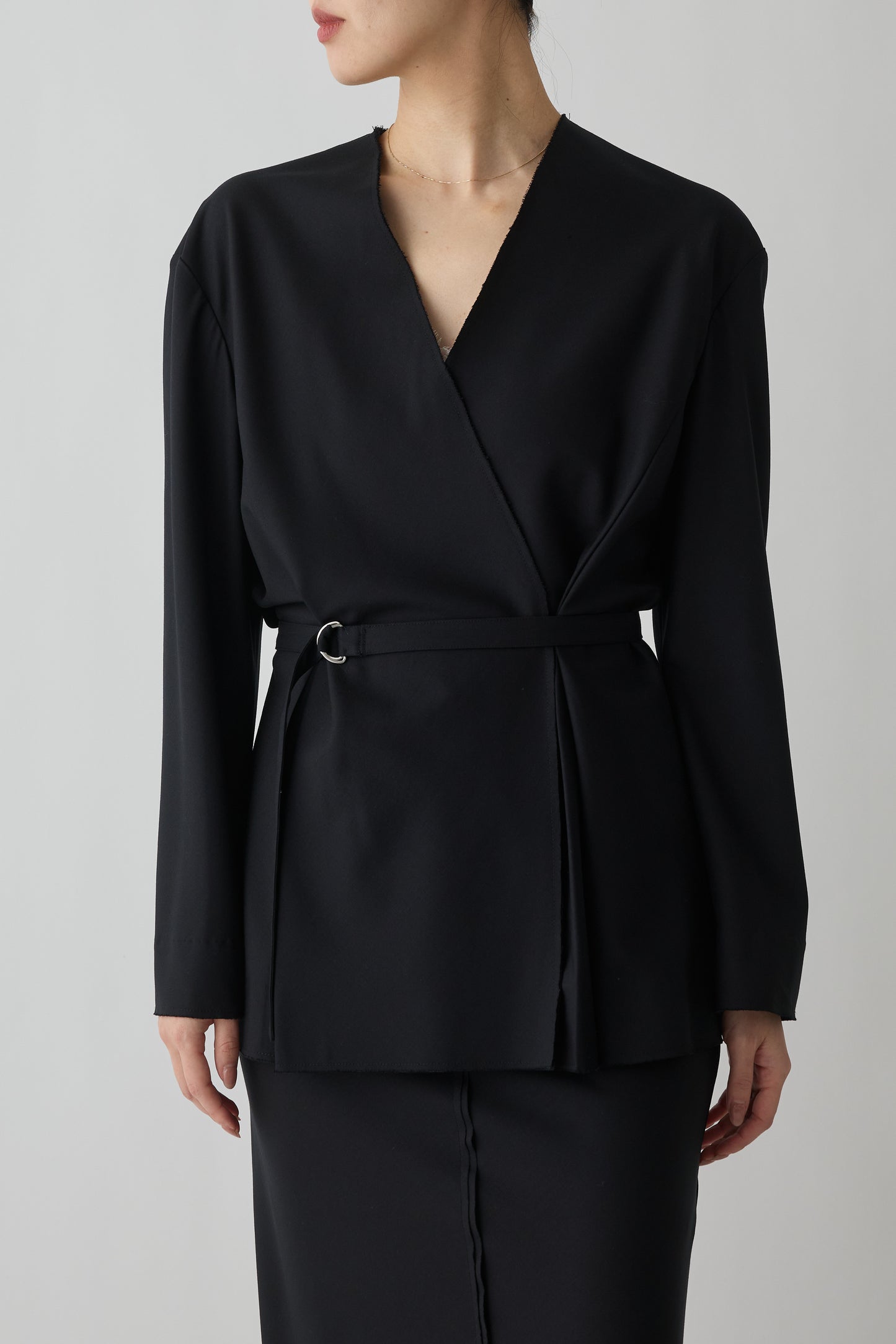 Aquarii Kimono jacket_black