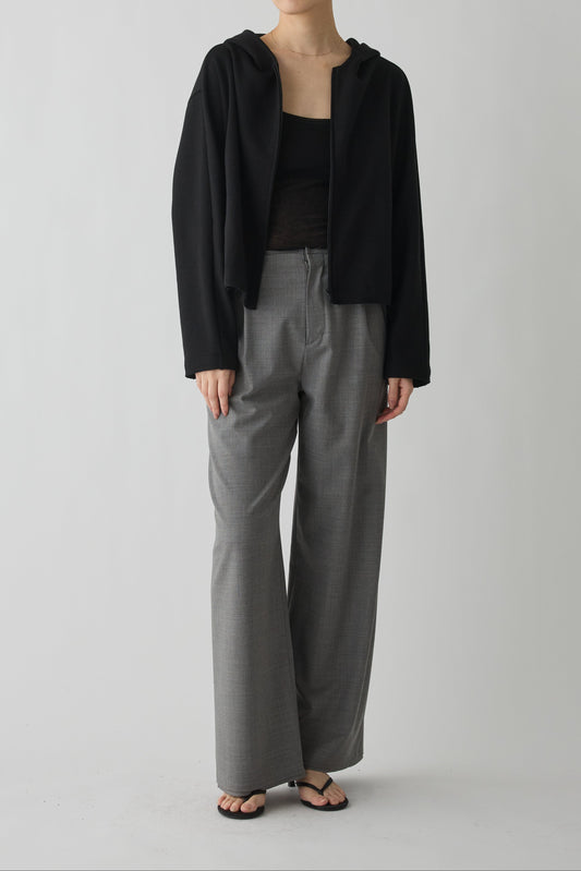 Ceti Draped Hooded Jacket_balck