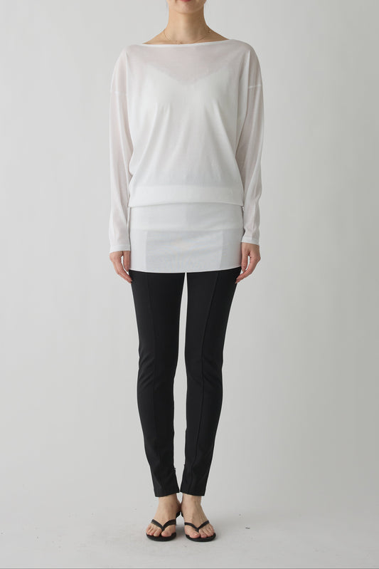 kiffa Relaxed-Fit Jersey Dress_white